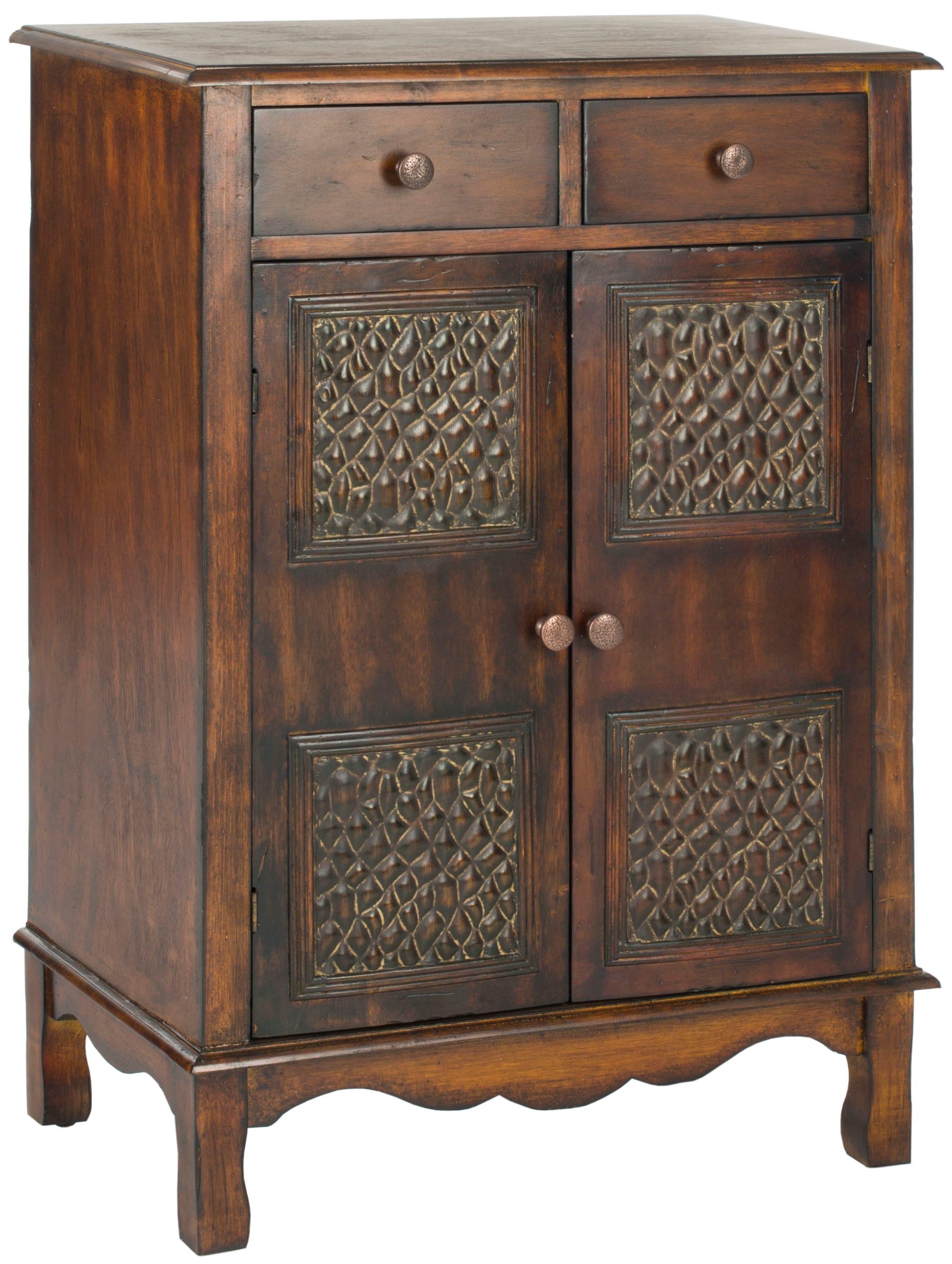 World Menagerie Evrychou Solid Wood Accent Cabinet