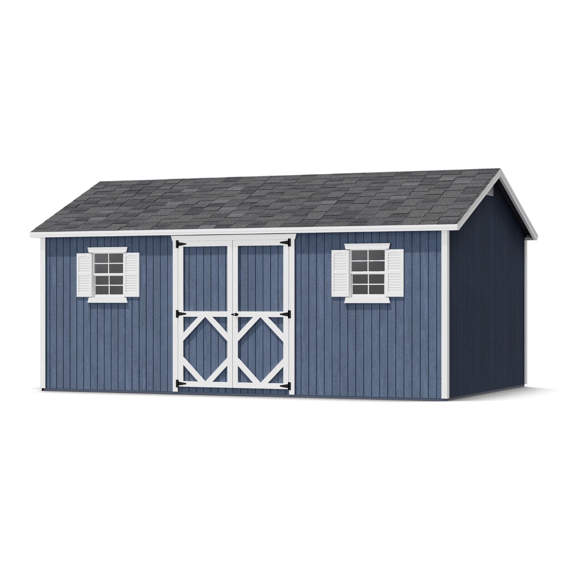 Little Cottage Co. Classic Workshop Outdoor Wood Storage Shed