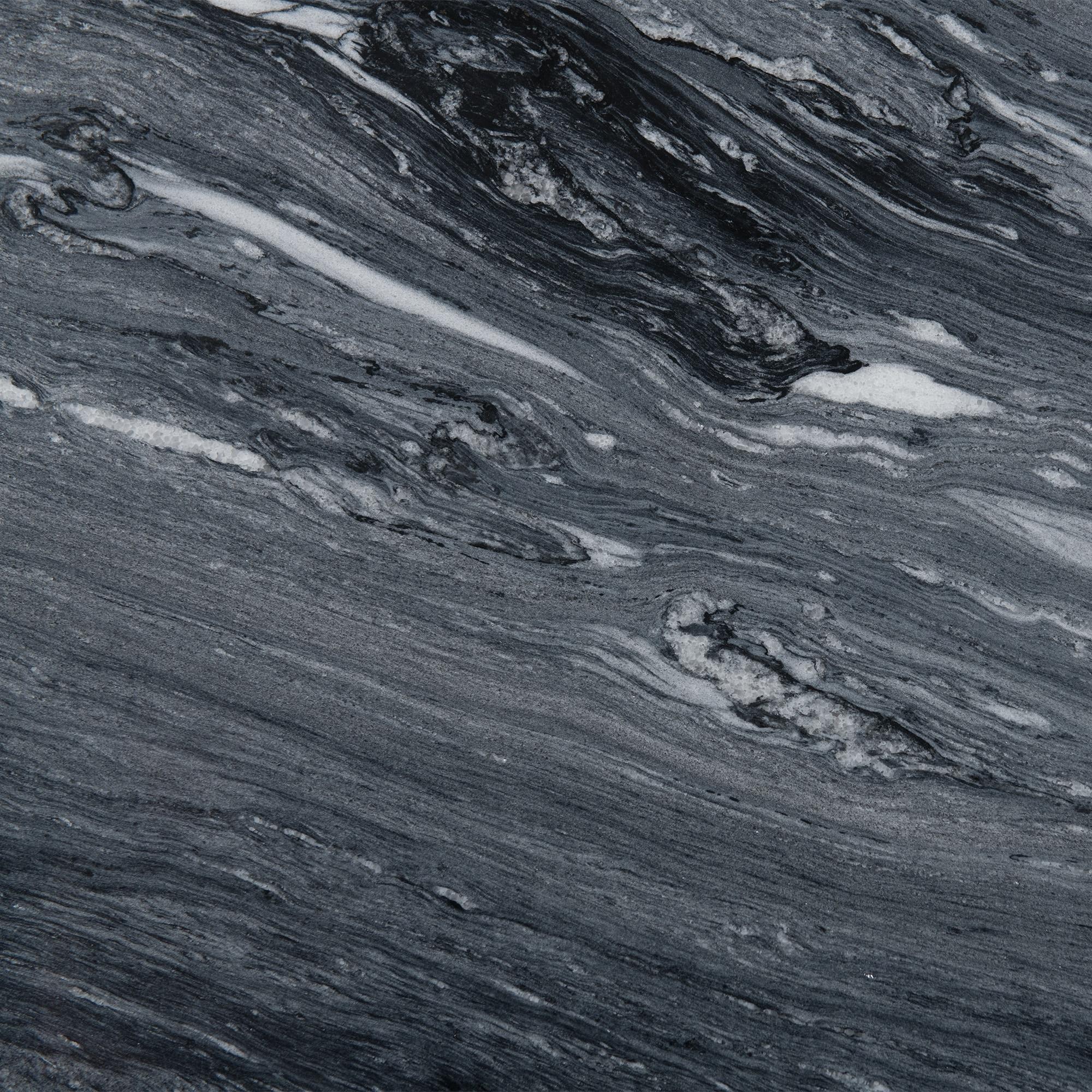 Picket House Furnishings Willow Marble Standard Height Table in Gray