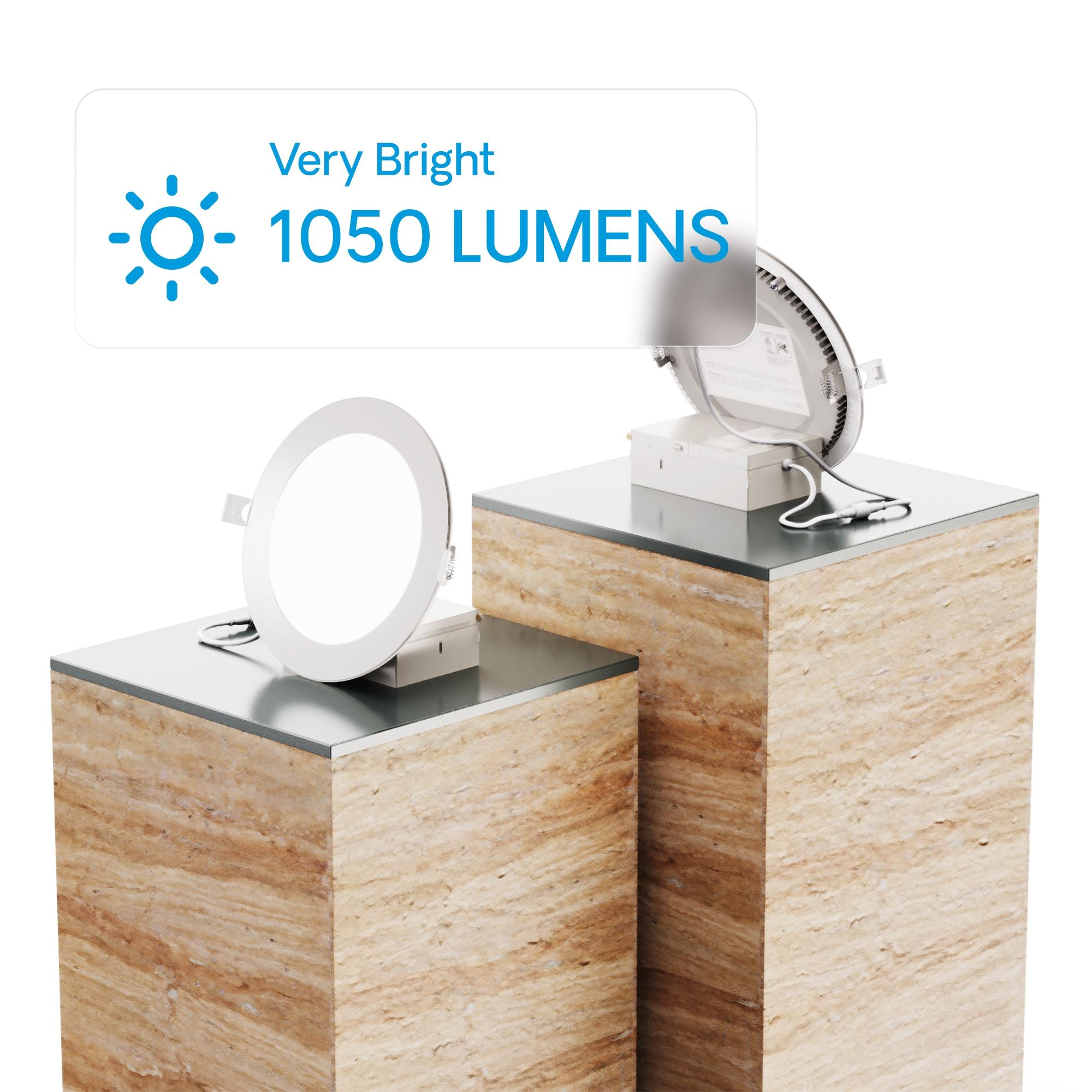 6'' Dimmable Air-Tight IC Rated LED Canless Recessed Lighting Kit