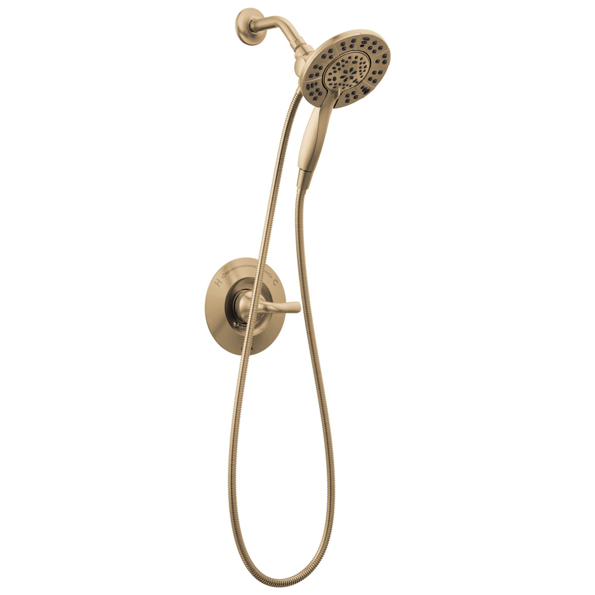 Delta Monitor 14 Series Shower Only Trim Only with In2ition Hand Shower T142855-CZ-I