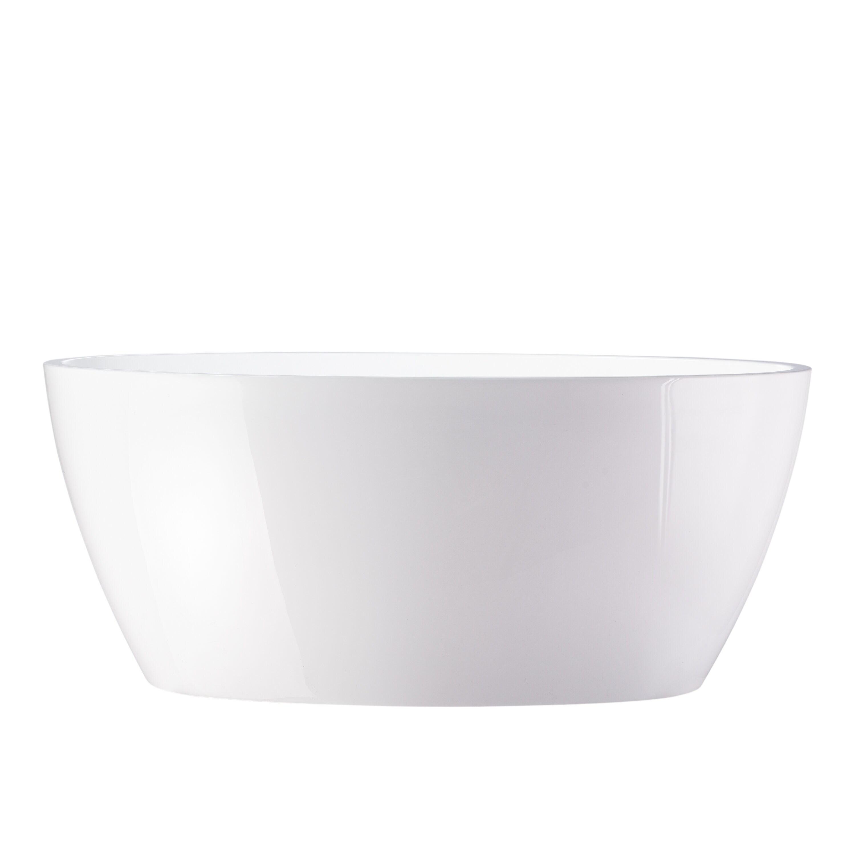 67'' x 32'' Freestanding Soaking Acrylic Bathtub