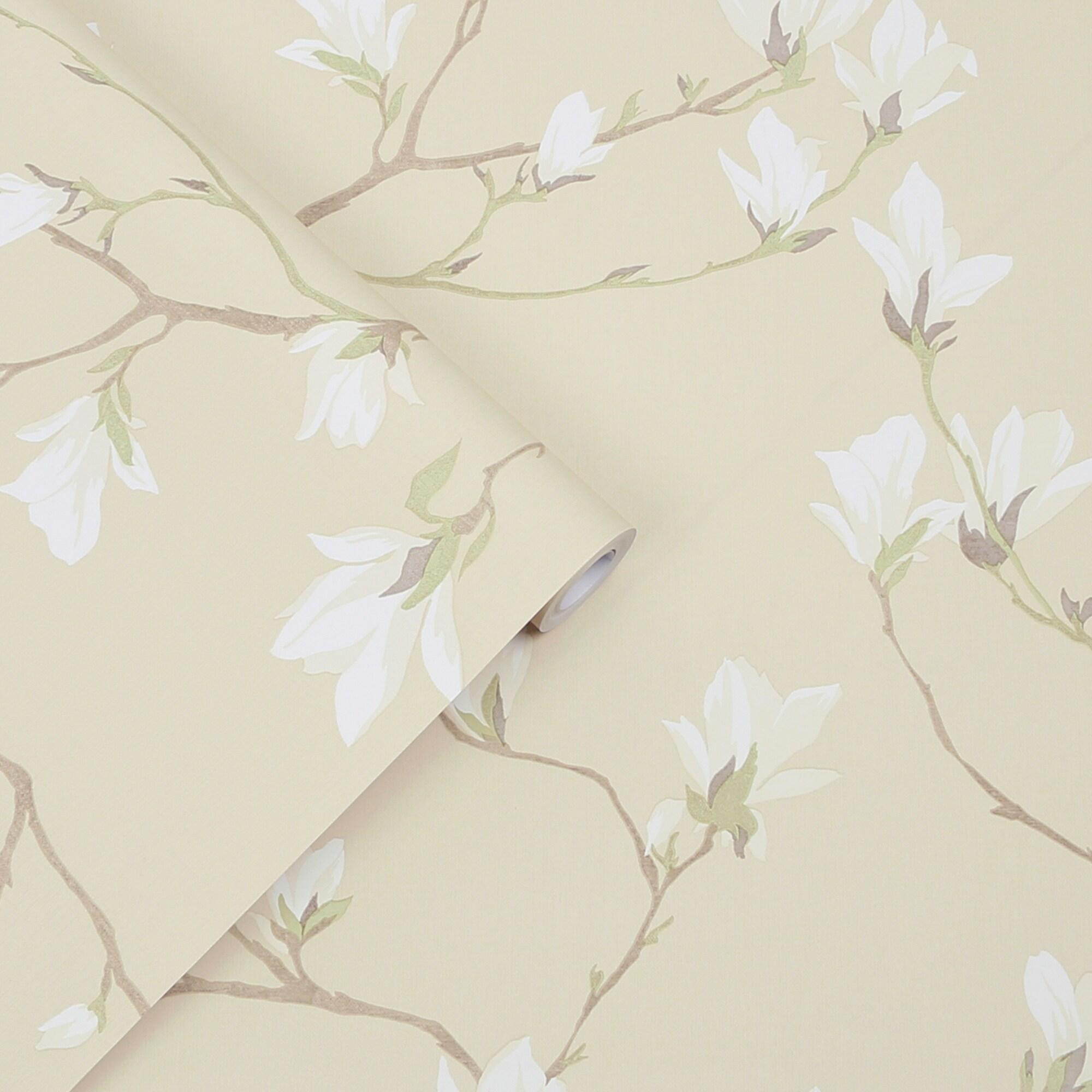 Laura Ashley Magnolia Grove Wallpaper Roll