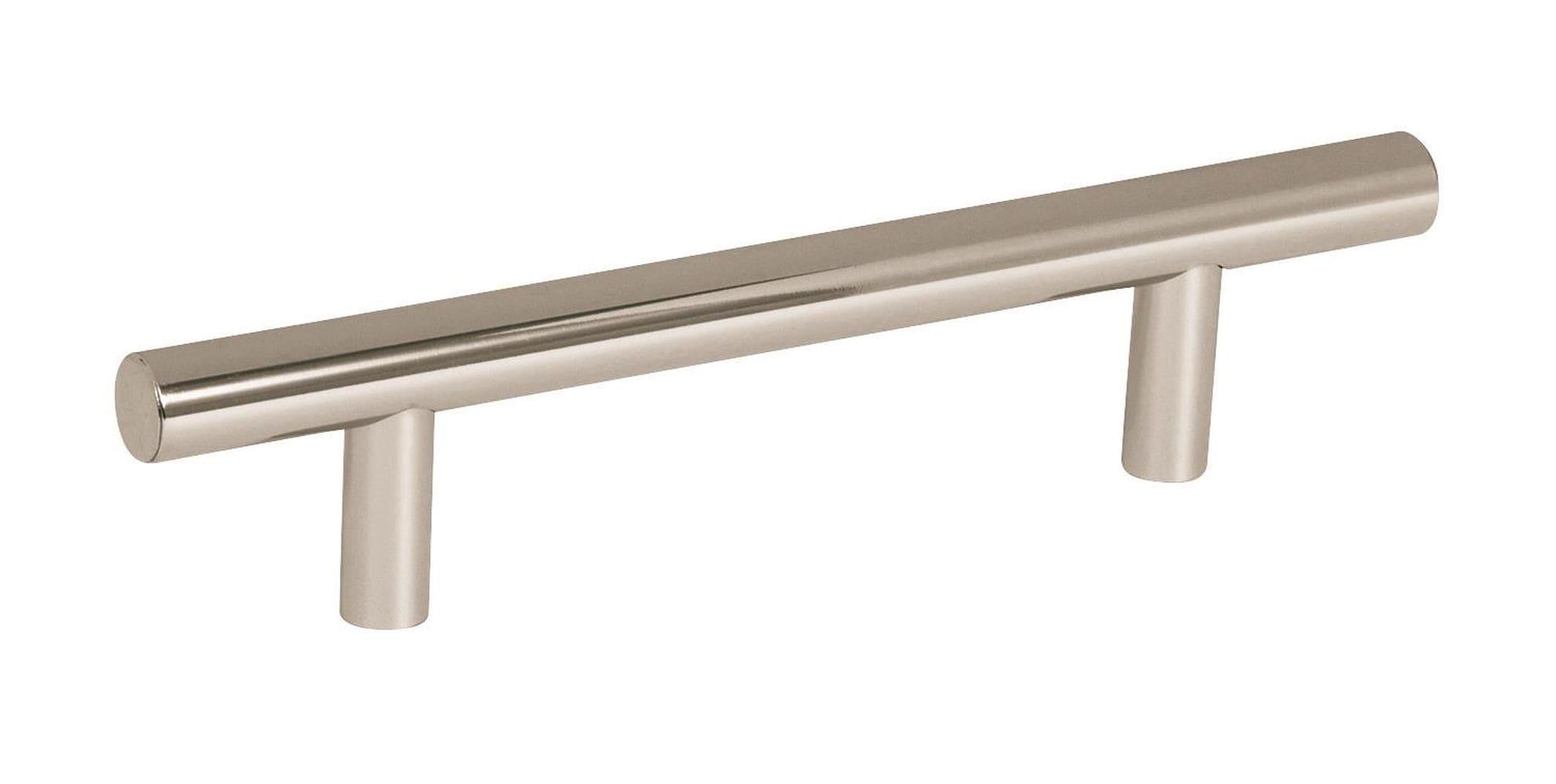 Amerock Bar Pulls 3-3/4 inch (96mm) Center-to-Center Polished Nickel Cabinet Pull