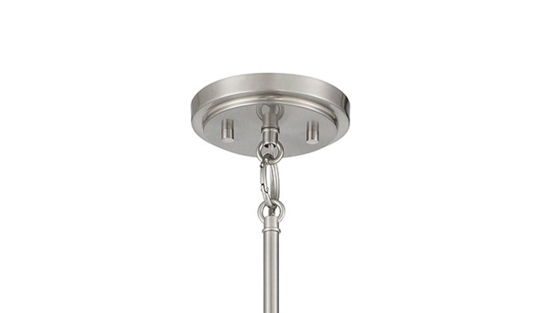 3 Light Chandelier-18.13 Inches Tall And 17 Inches Wide-Brushed Nickel Finish    -Traditional Installation Minka Lavery 2437-84