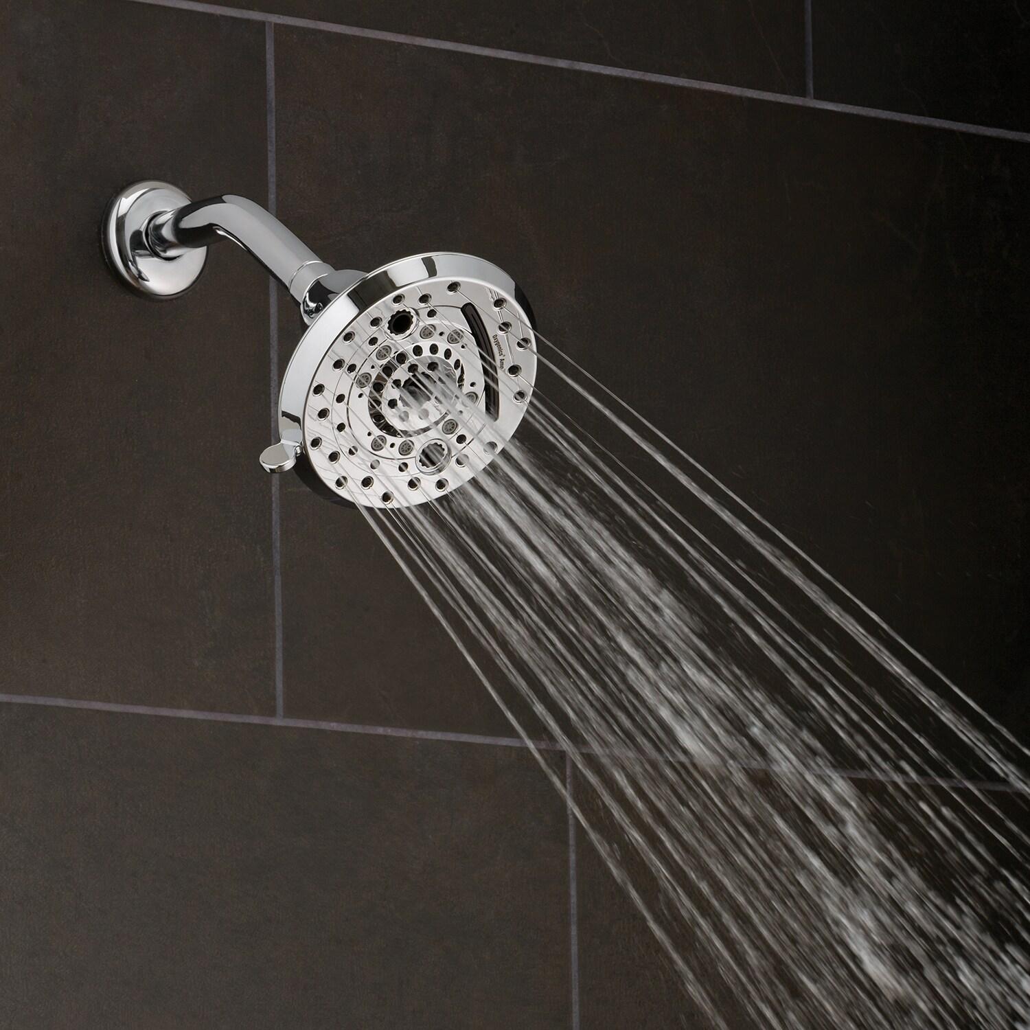 Oxygenics Amp Chrome Fixed Shower Head 1.8-GPM (6.8-LPM)