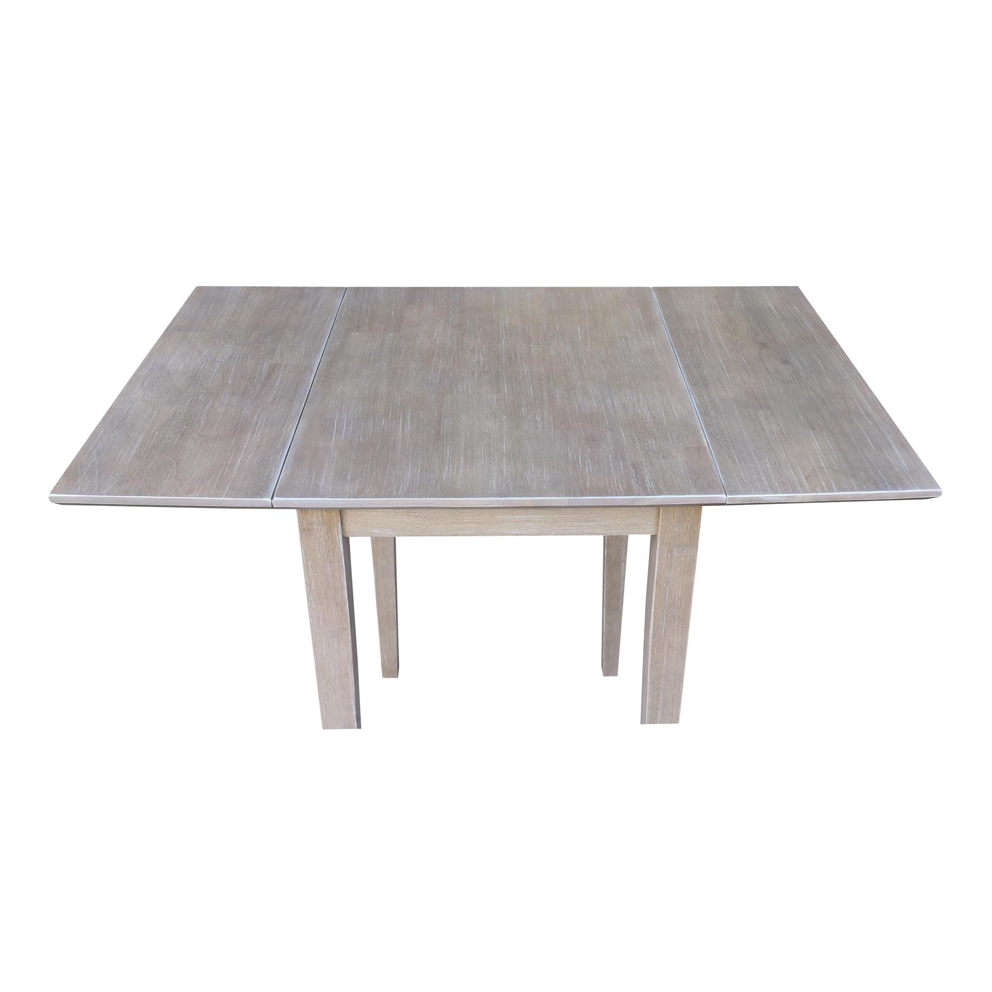 Tate Dining Table Washed Gray/Taupe - International Concepts