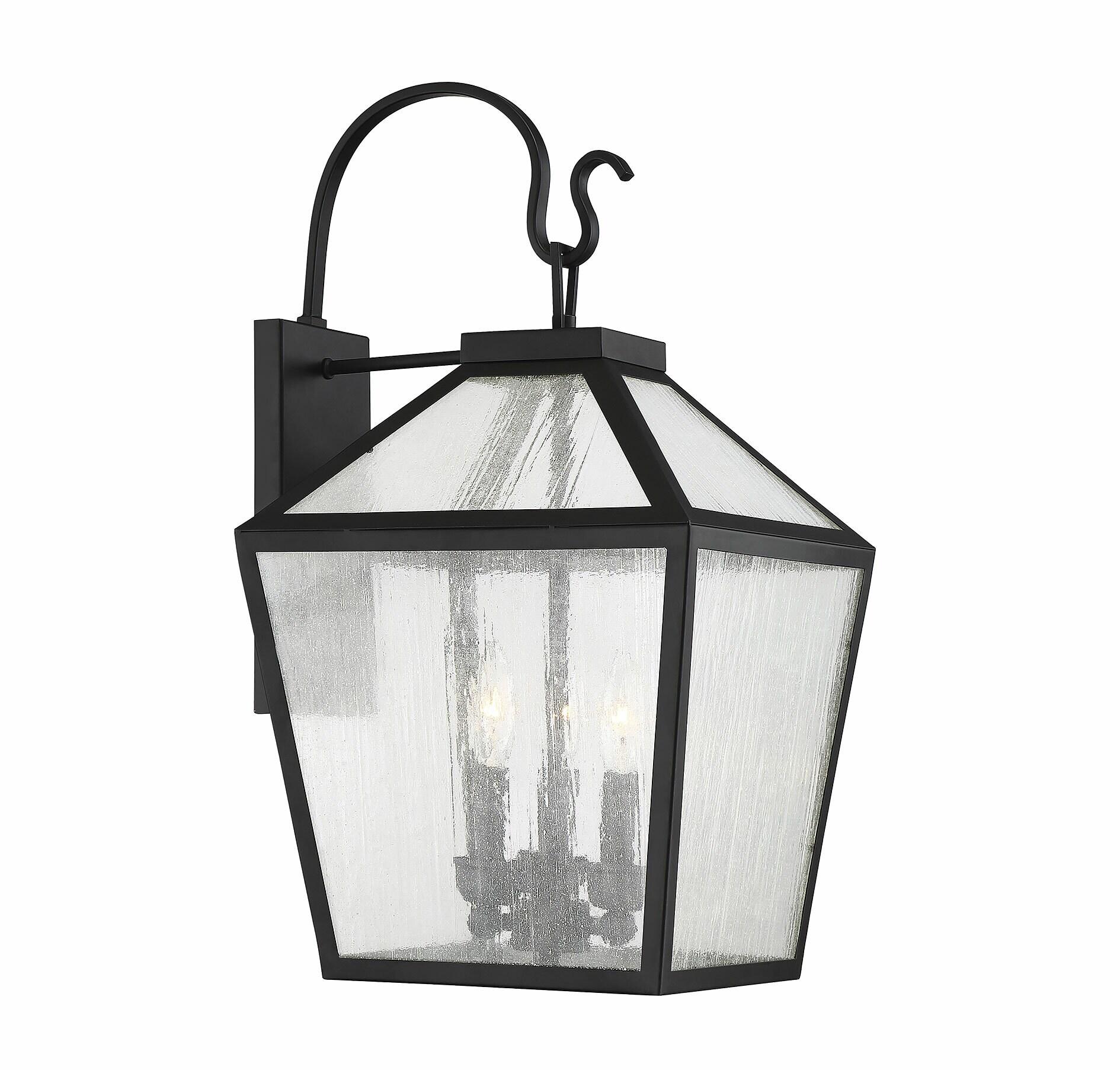 Savoy House Woodstock 3 - Light Wall Light in  Black