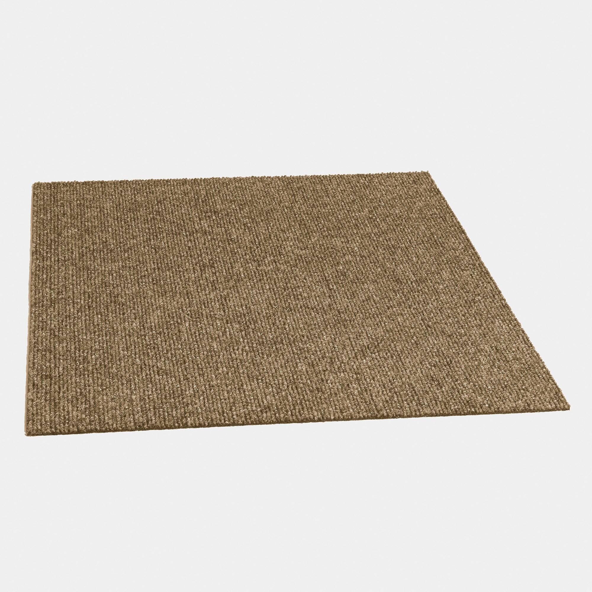 Foss Floors Pack of 16 Chestnut Riverfront Carpet Tiles 36 sq ft per box