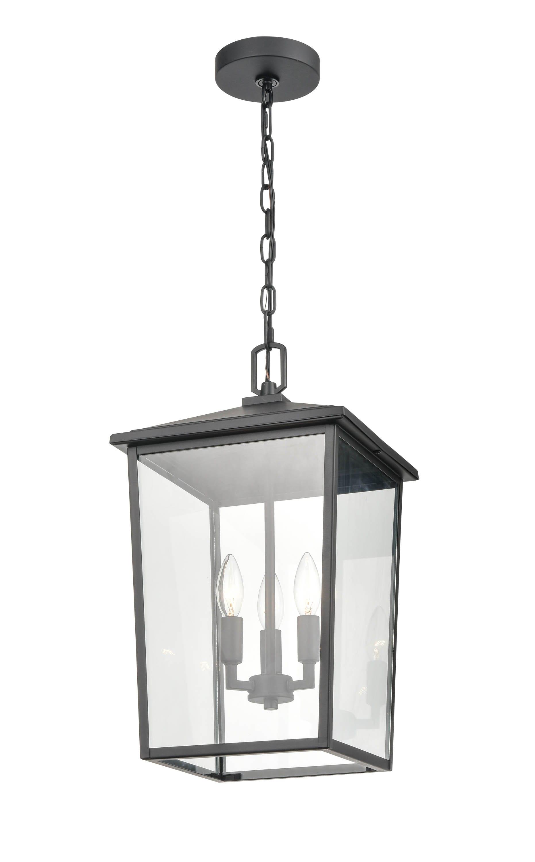 Messerly 3 Light 11" Wide Outdoor Taper Candle Pendant