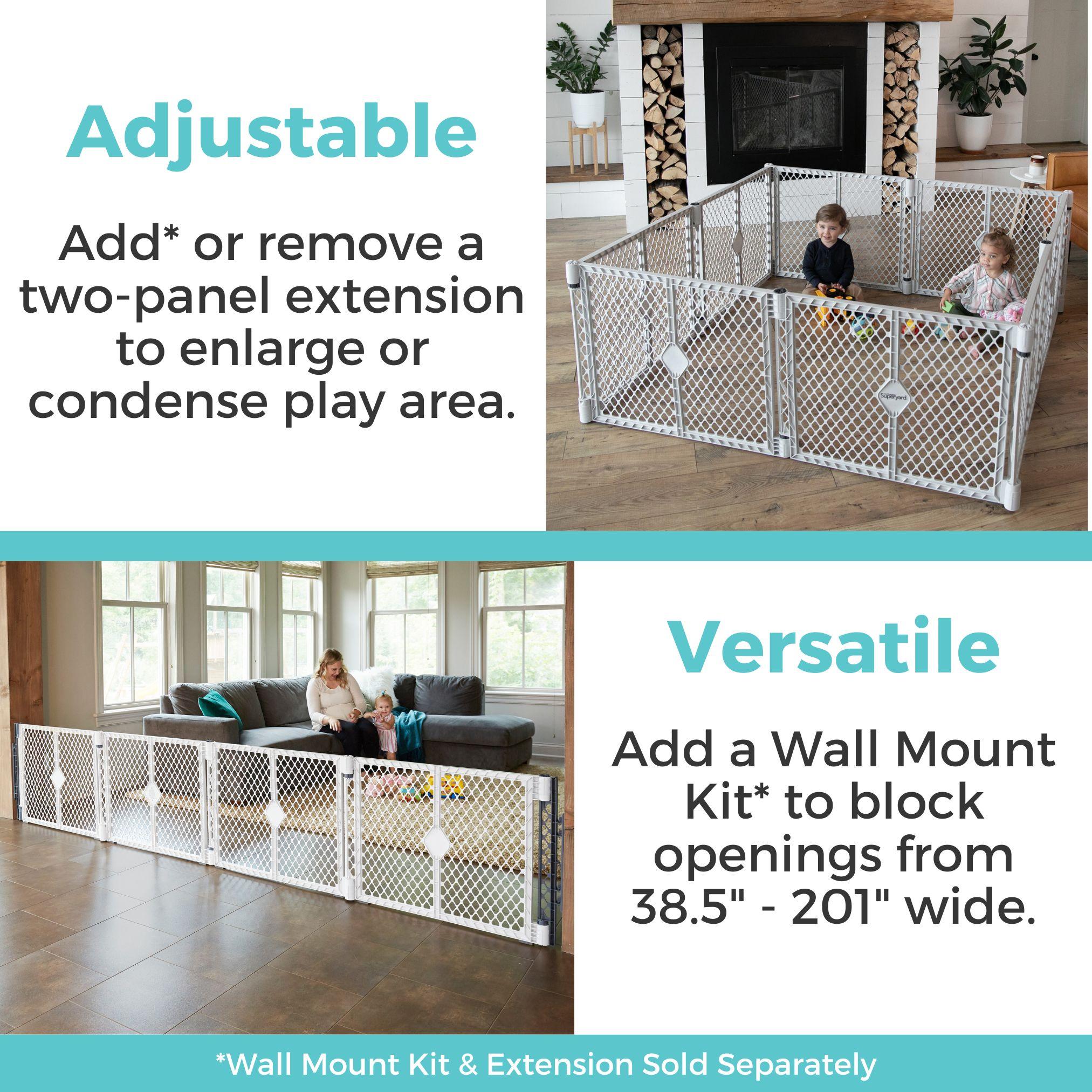 North States 26'' H 6 Panel Plastic Exercise Pen