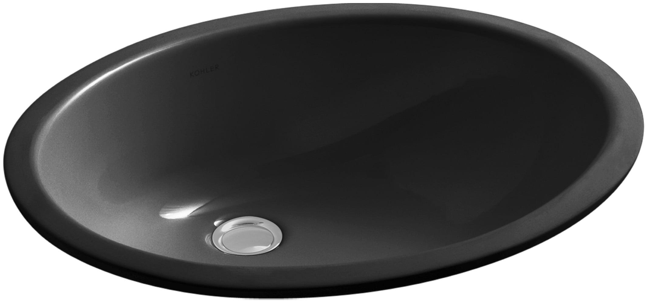 Caxton® Vitreous China Oval Undermount Bathroom Sink with Overflow