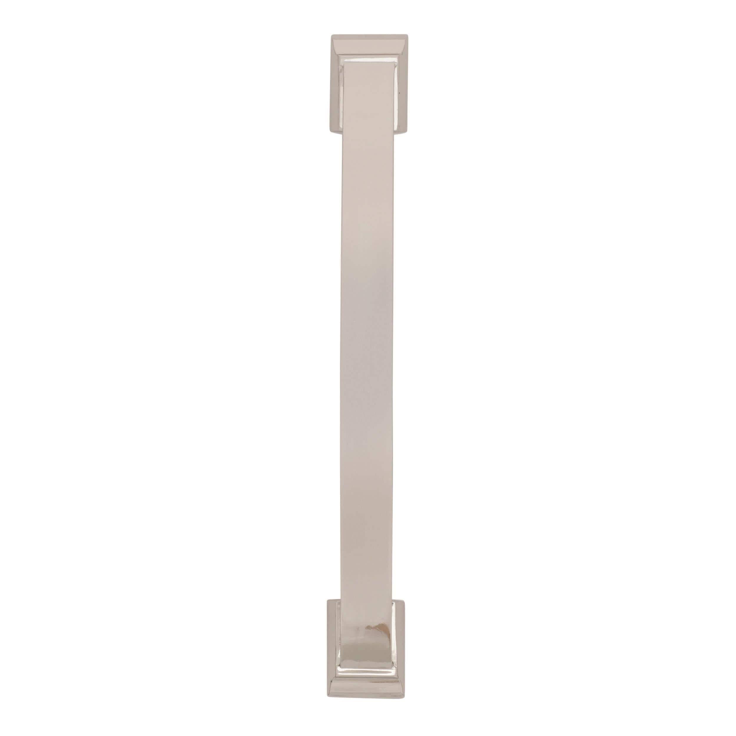 Amerock Candler 6-5/16 inch (160mm) Center-to-Center Polished Nickel Cabinet Pull