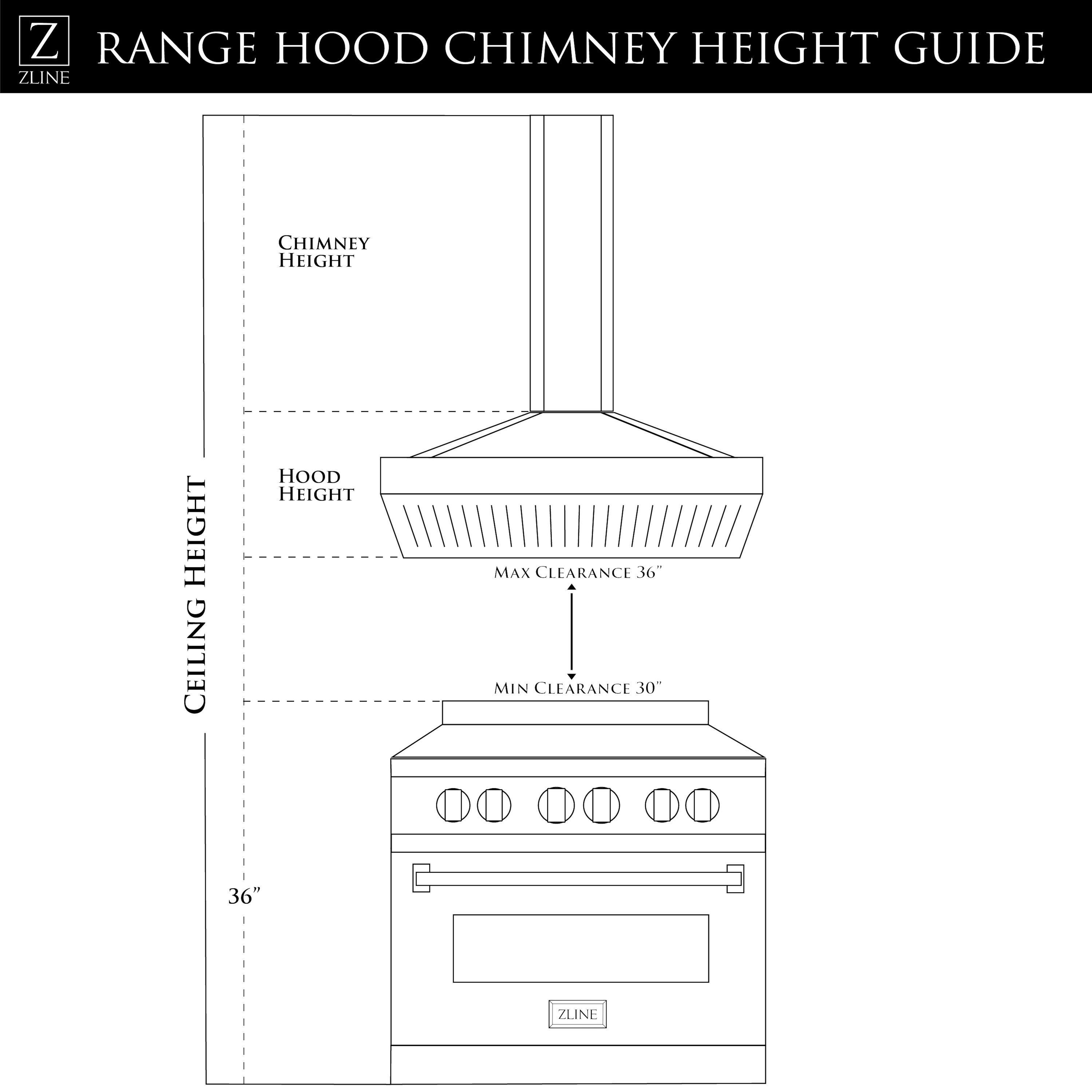 ZLINE ZLINE 36 in. Convertible Vent Convertible Vent Wall Mount Range Hood in Stainless Steel & Glass (KN-36) KN-36