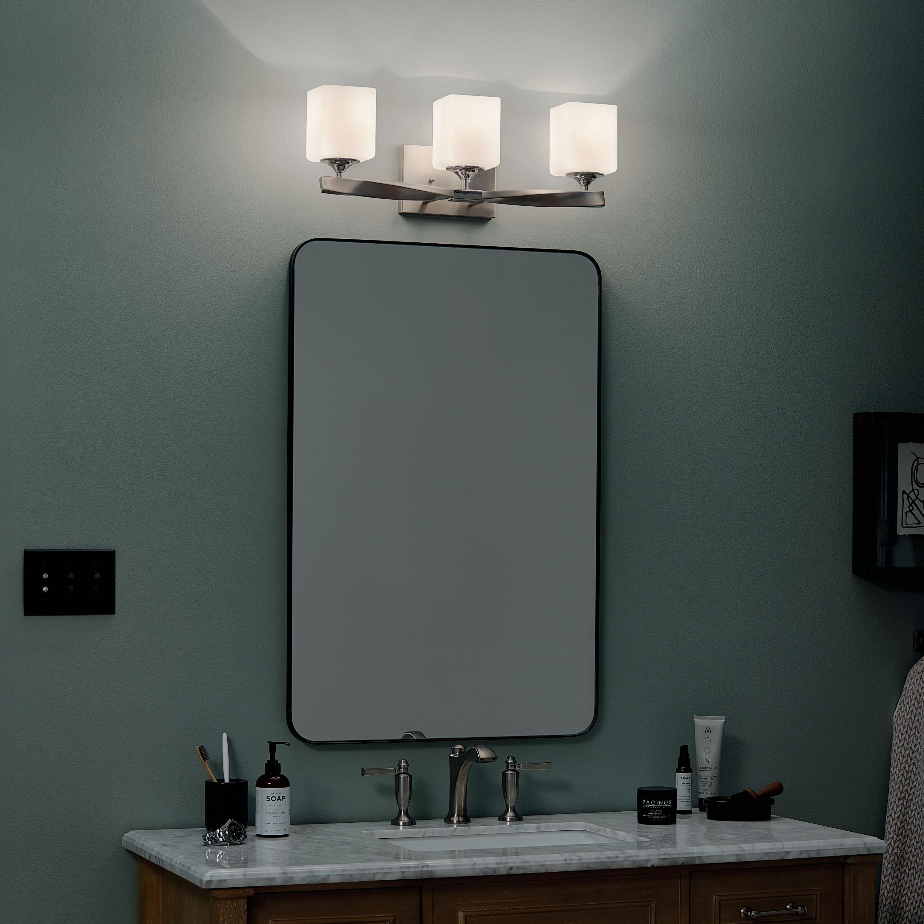 Kichler Lighting Marette 3 - Light Vanity in  Brushed Nickel