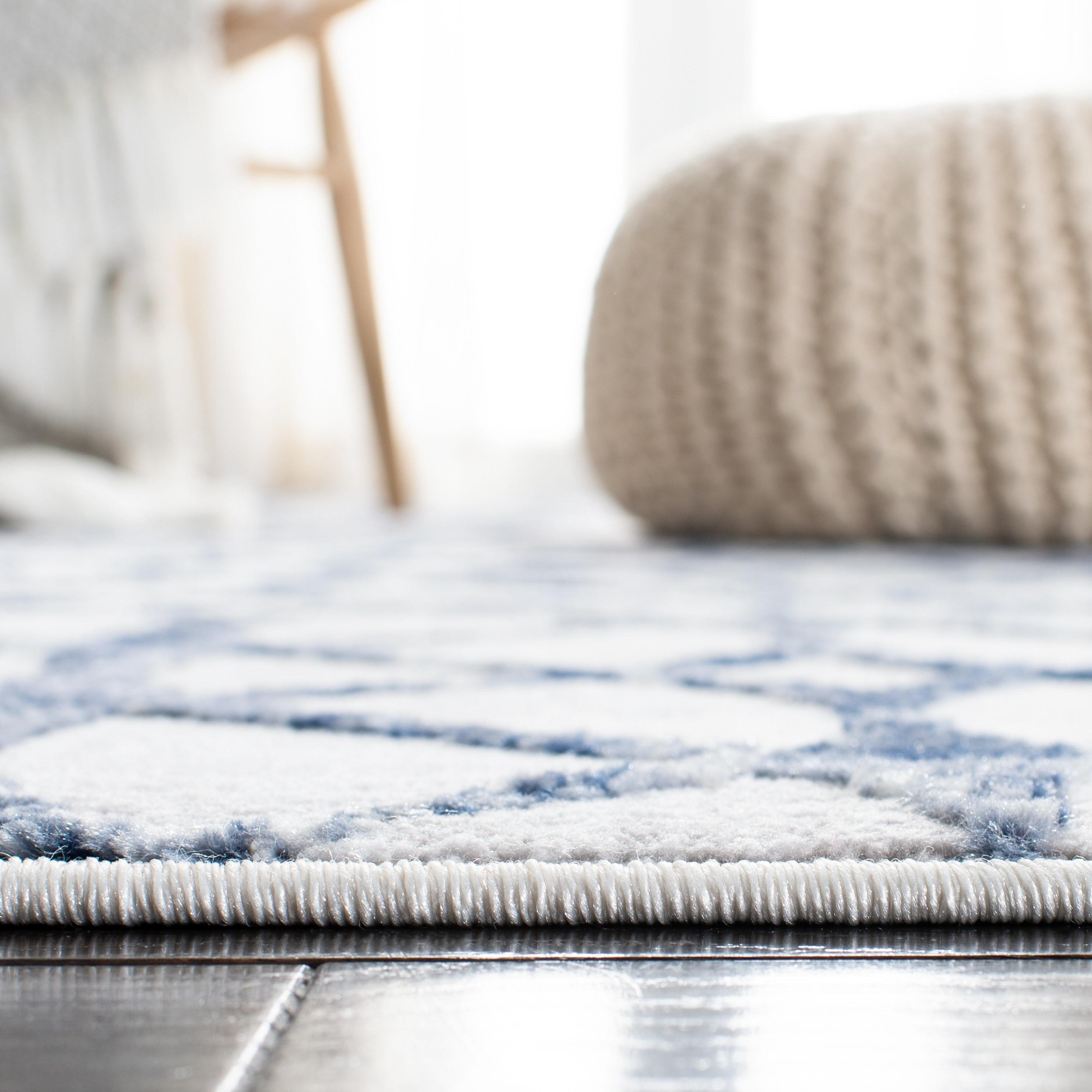 Amelia ALA792 Power Loomed Area Rug - Grey/Navy - 8'x10' - Safavieh.