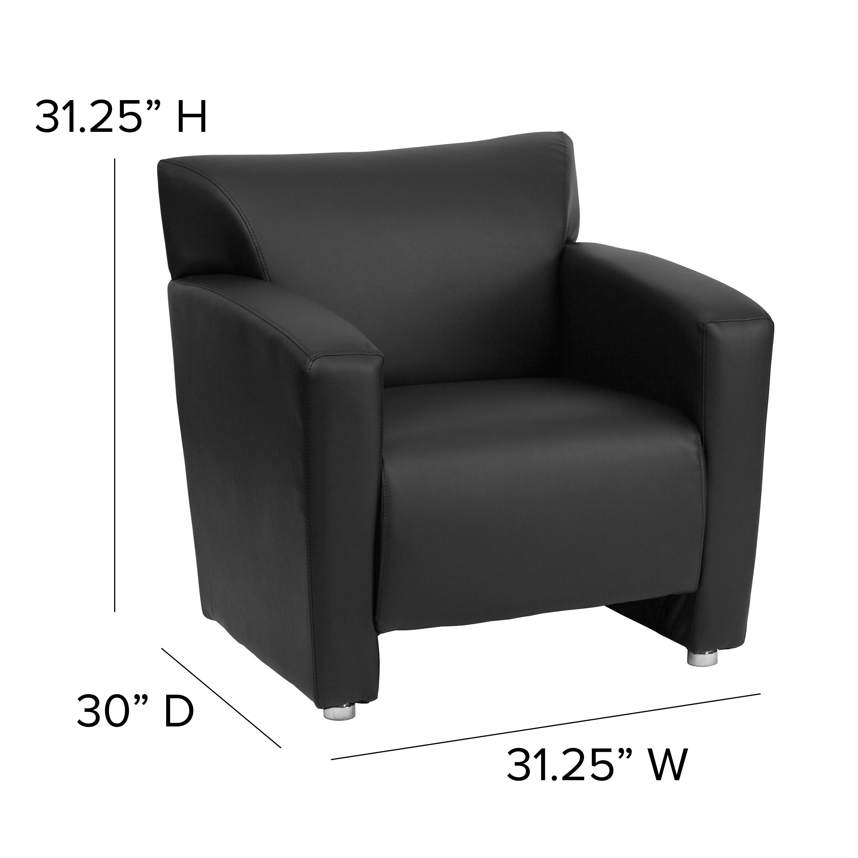 HERCULES Majesty Series LeatherSoft Chair with Extended Panel Arms