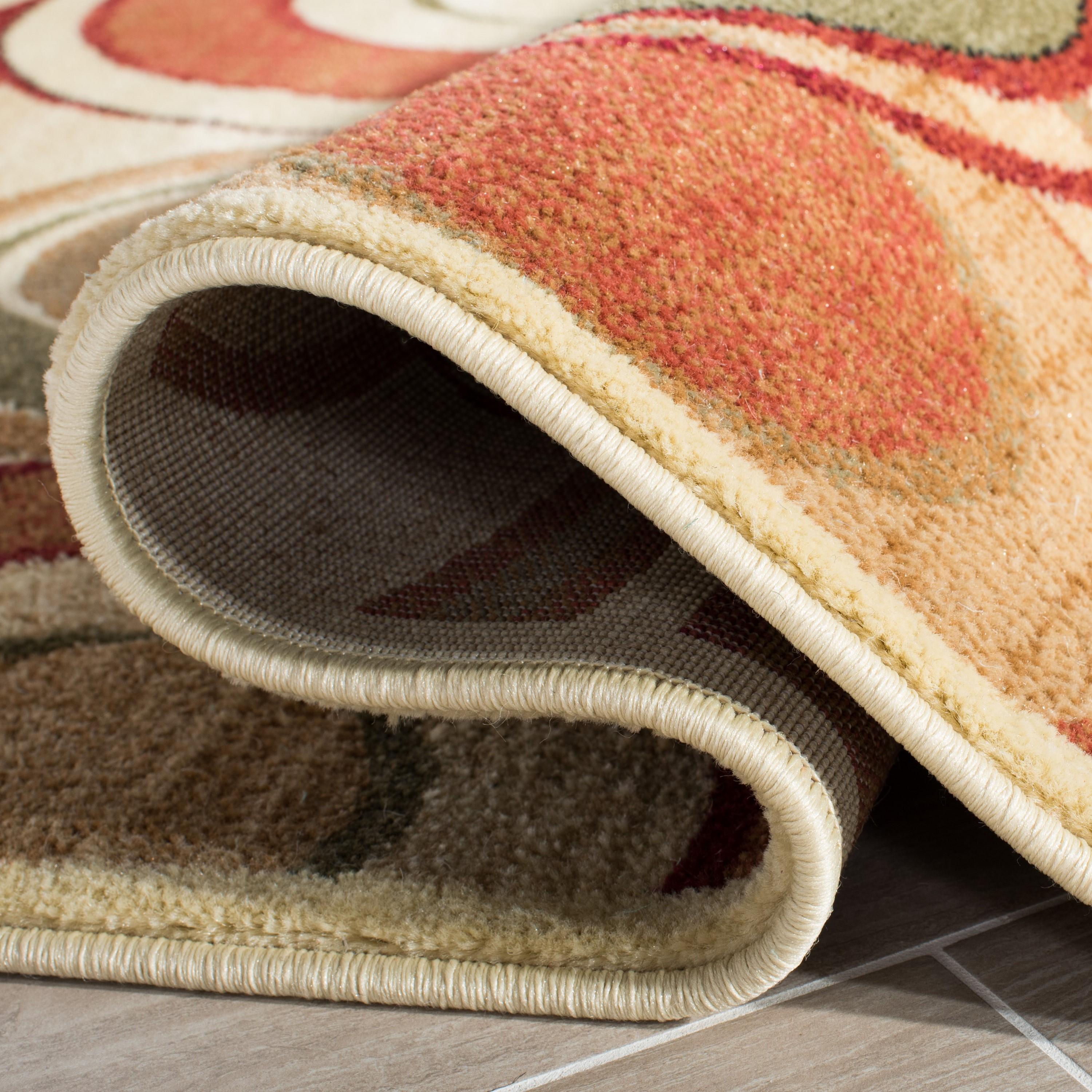 Lyndhurst LNH225 Power Loomed Accent Rug - Ivory/Multi - 3'3"x5'3" - Safavieh.
