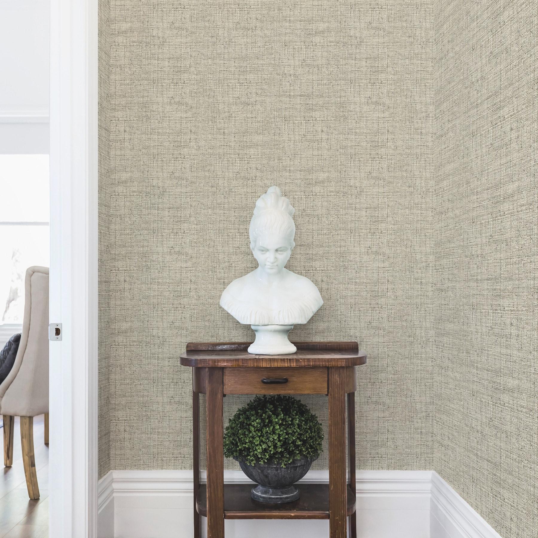 Papyrus Weave Peel + Stick Wallpaper - Natural