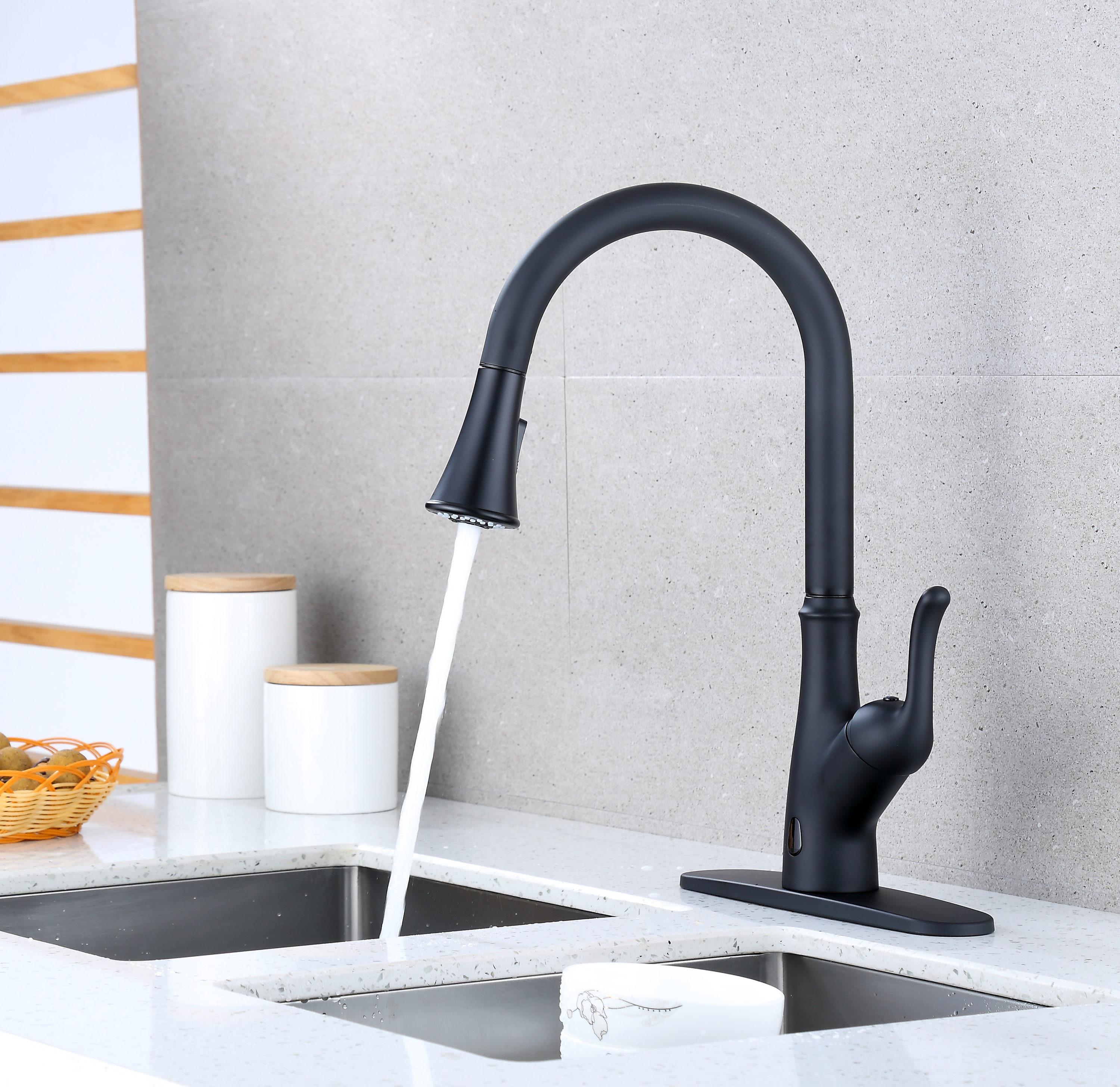 RunFine Group Brisbane Pull Down Touchless Kitchen Faucet