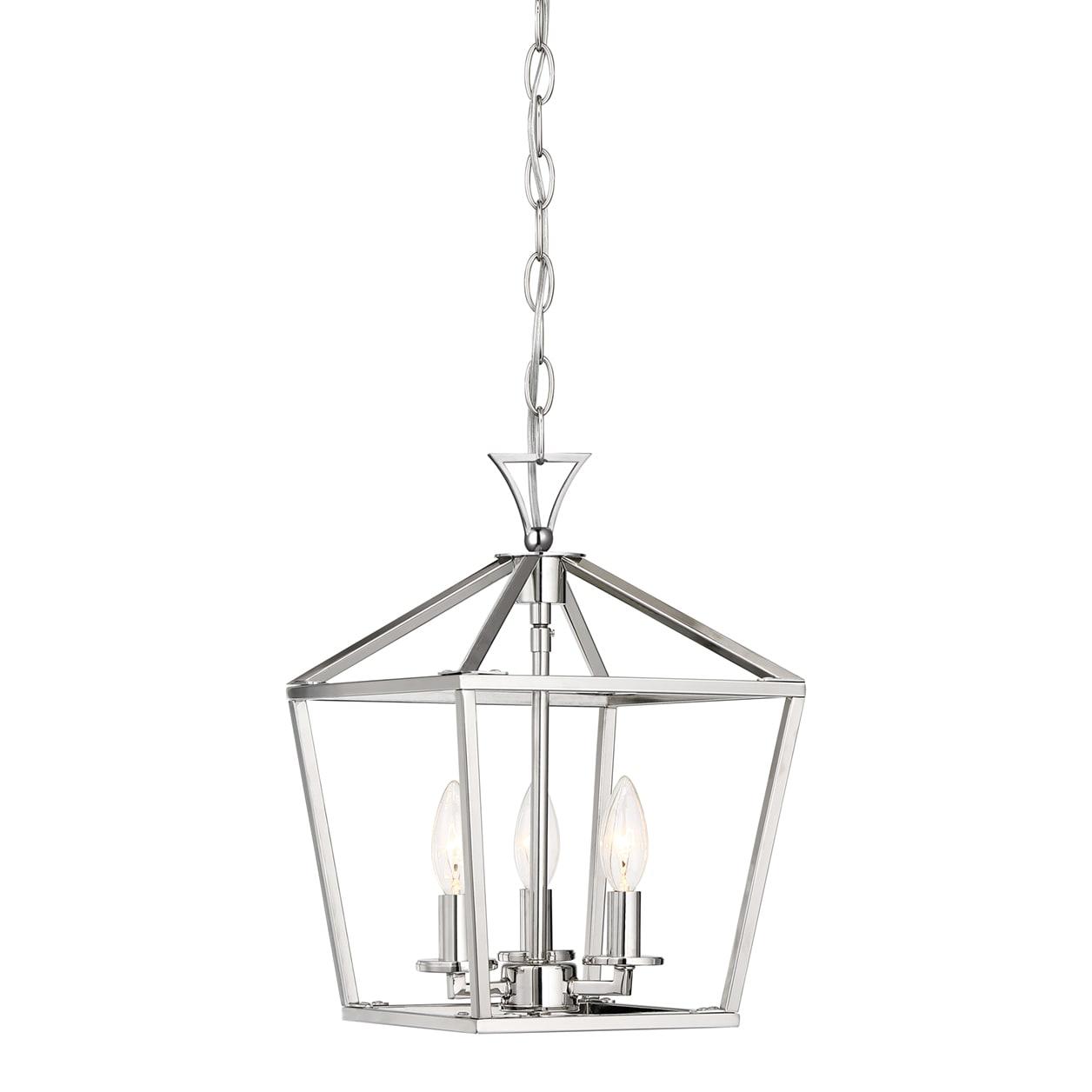 Savoy House Townsend 3 - Light Chandelier in  Polished Nickel