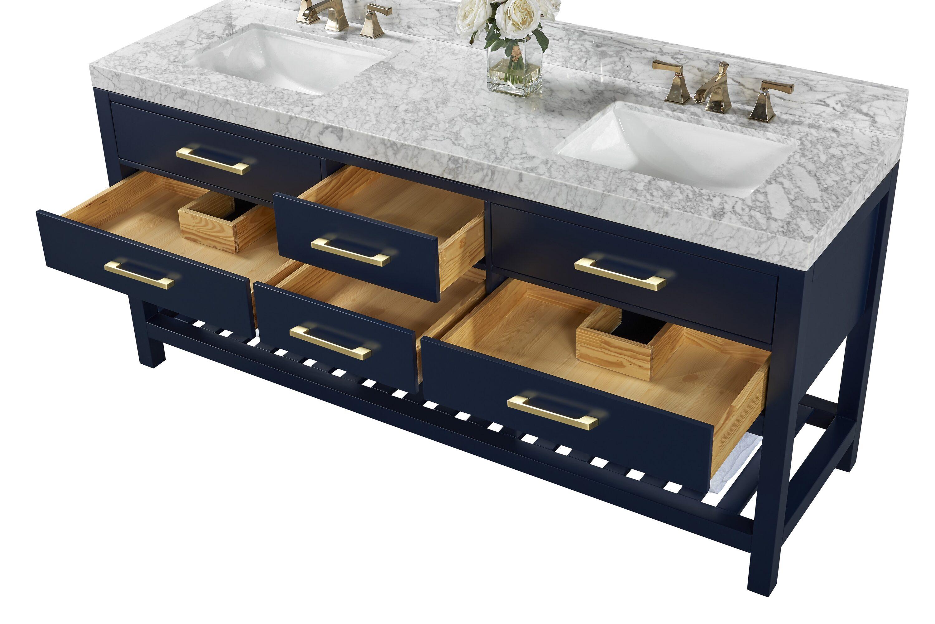 Elizabeth 72'' W Double Vanity