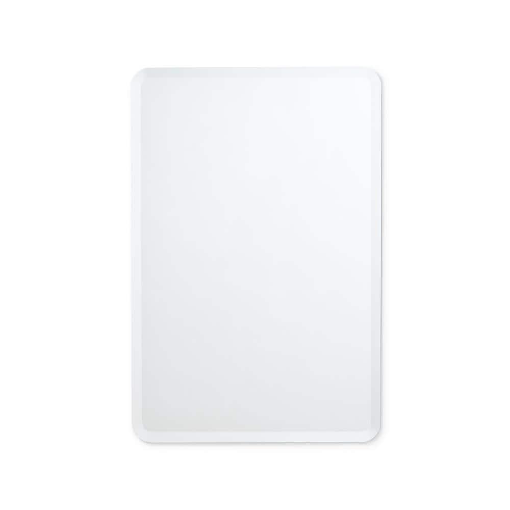 24" x 36" Frameless Clear Glass Beveled Vanity Mirror