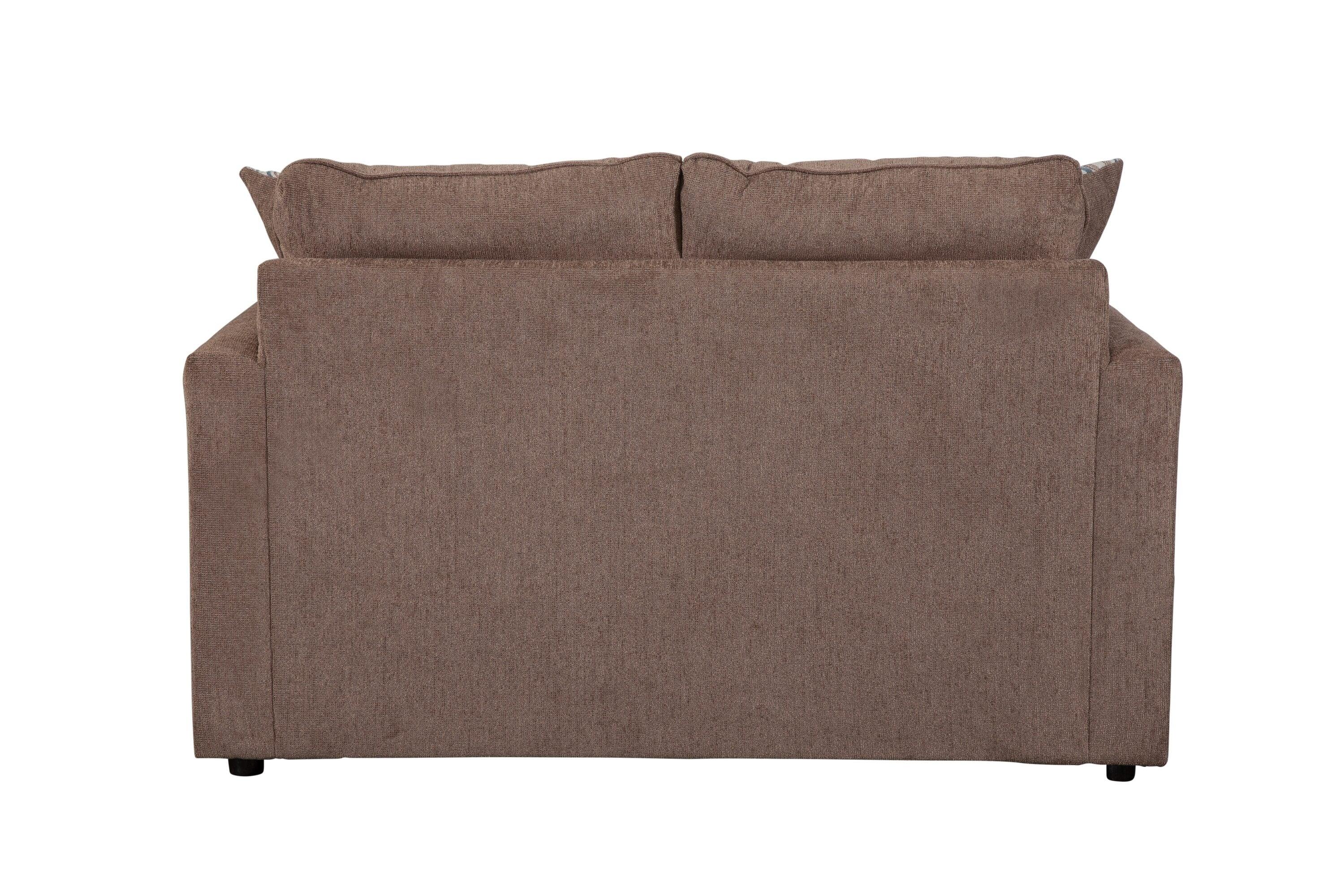 American Furniture Classics Delilah Model 8-020-A441V2 Loveseat with 2 Throw Pillows for Indoor Use