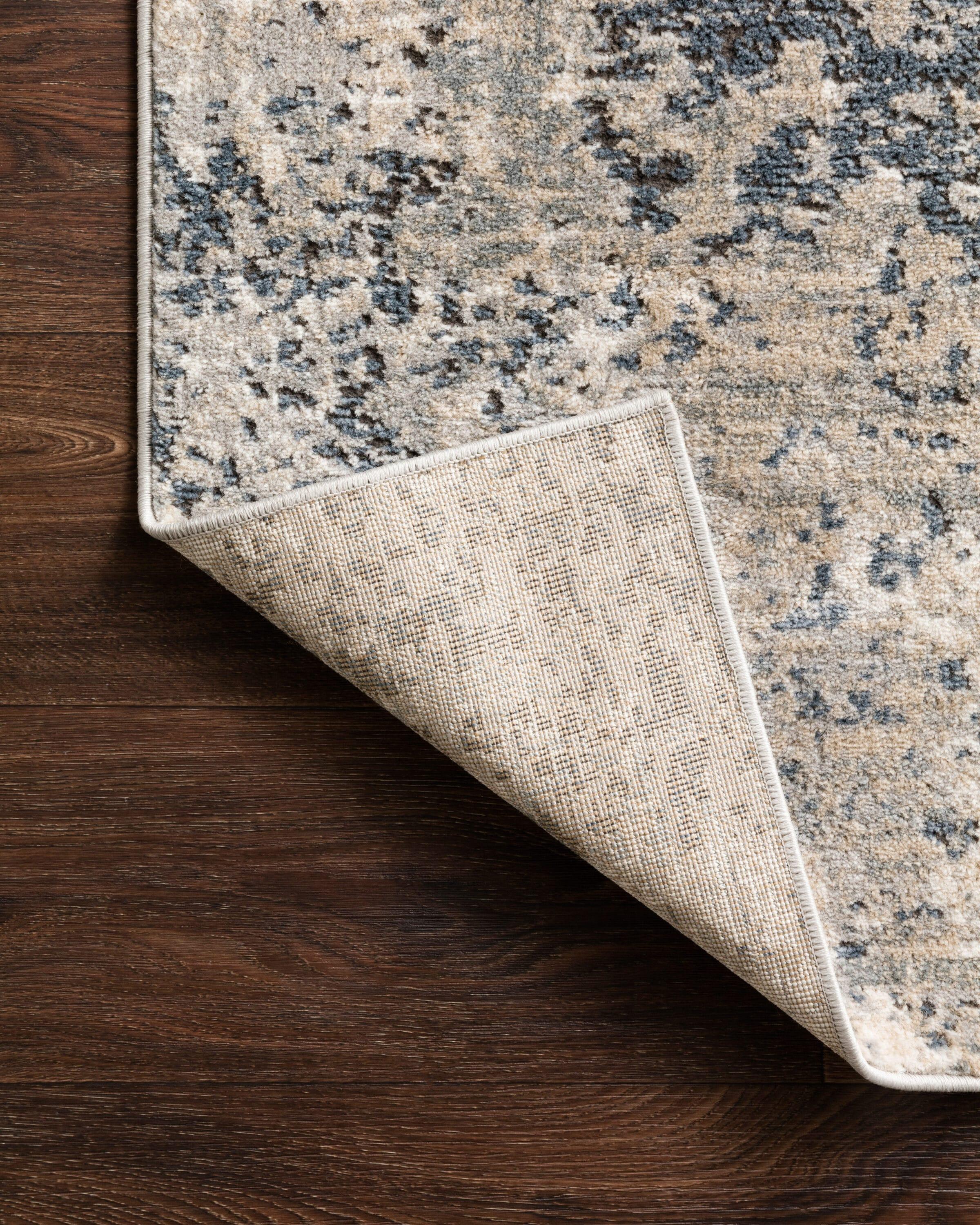 Loloi Teagan Natural / Denim 2'-8" x 4' Accent Rug