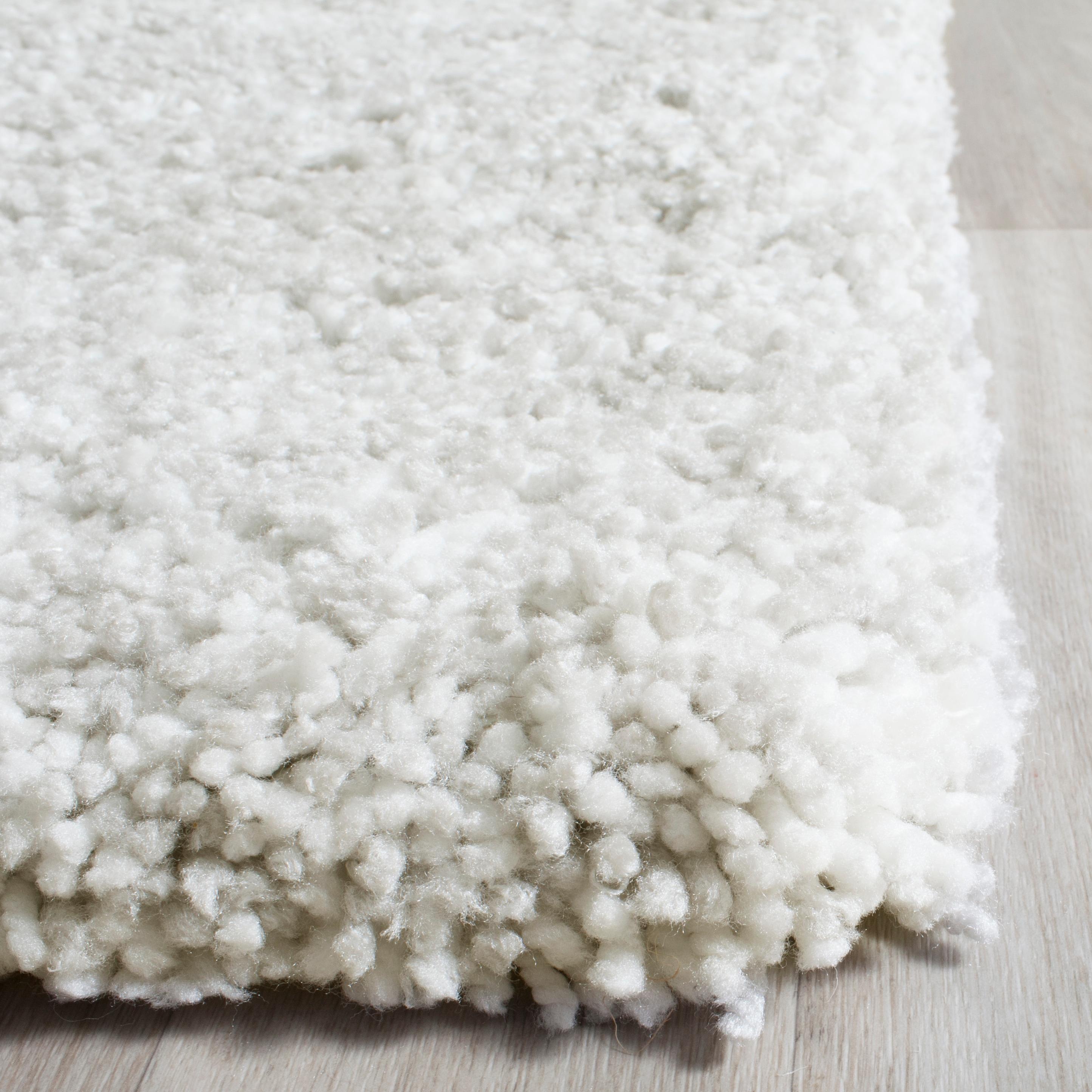 Ultimate Shag SGU211 Hand Tufted Indoor Area Rug - Silver/Ivory - 5'x8' - Safavieh.