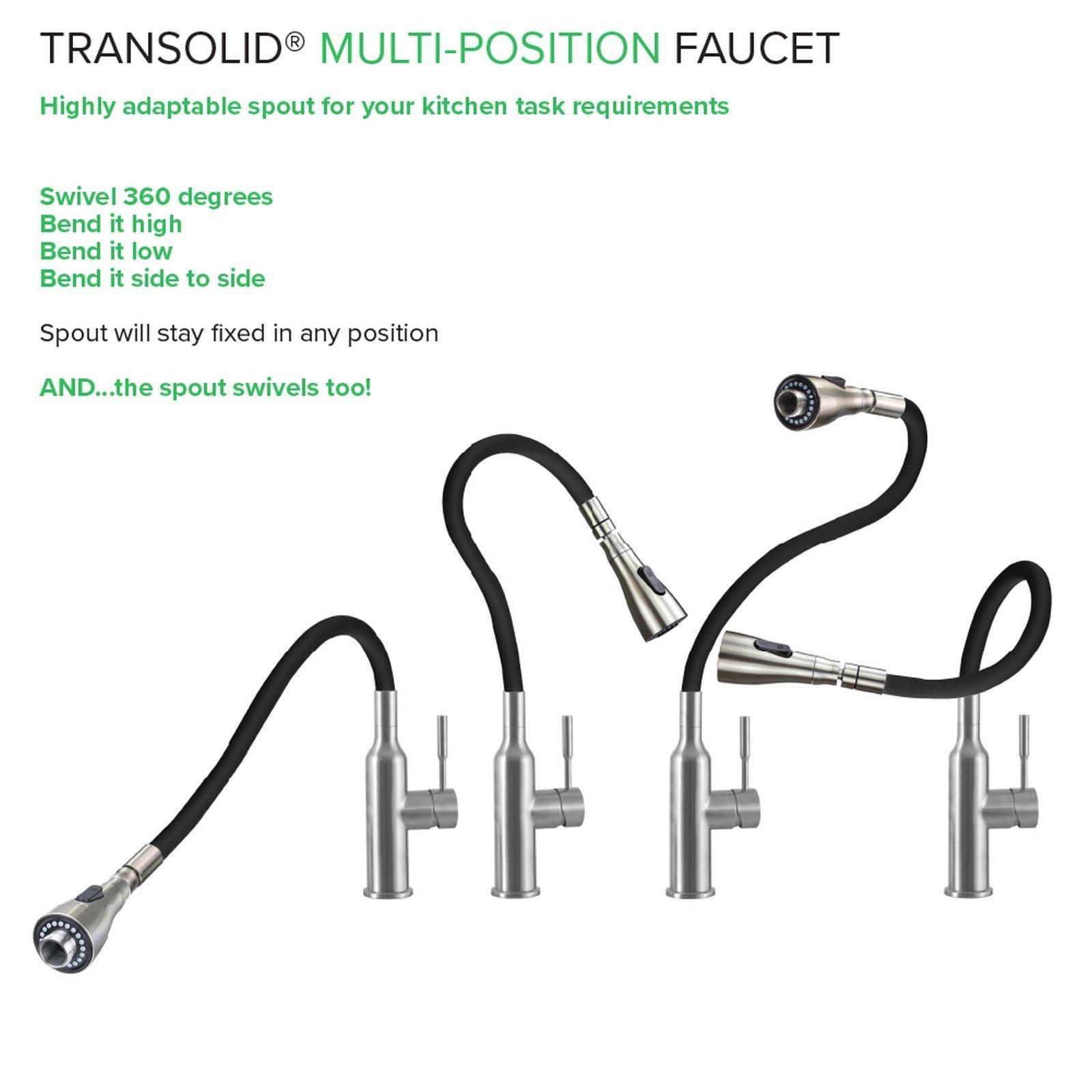 Flexible Multi-Function Faucet Single-Hole Laundry Faucet