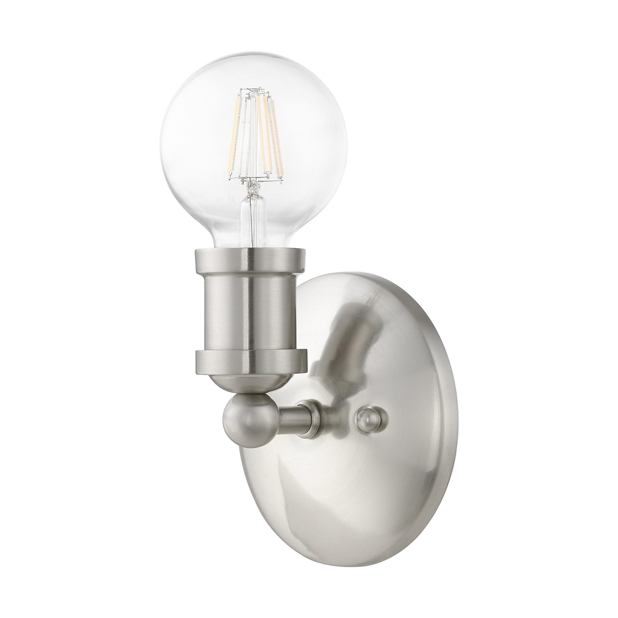 Livex Lighting Lansdale 1 - Light Vanity in  Brushed Nickel