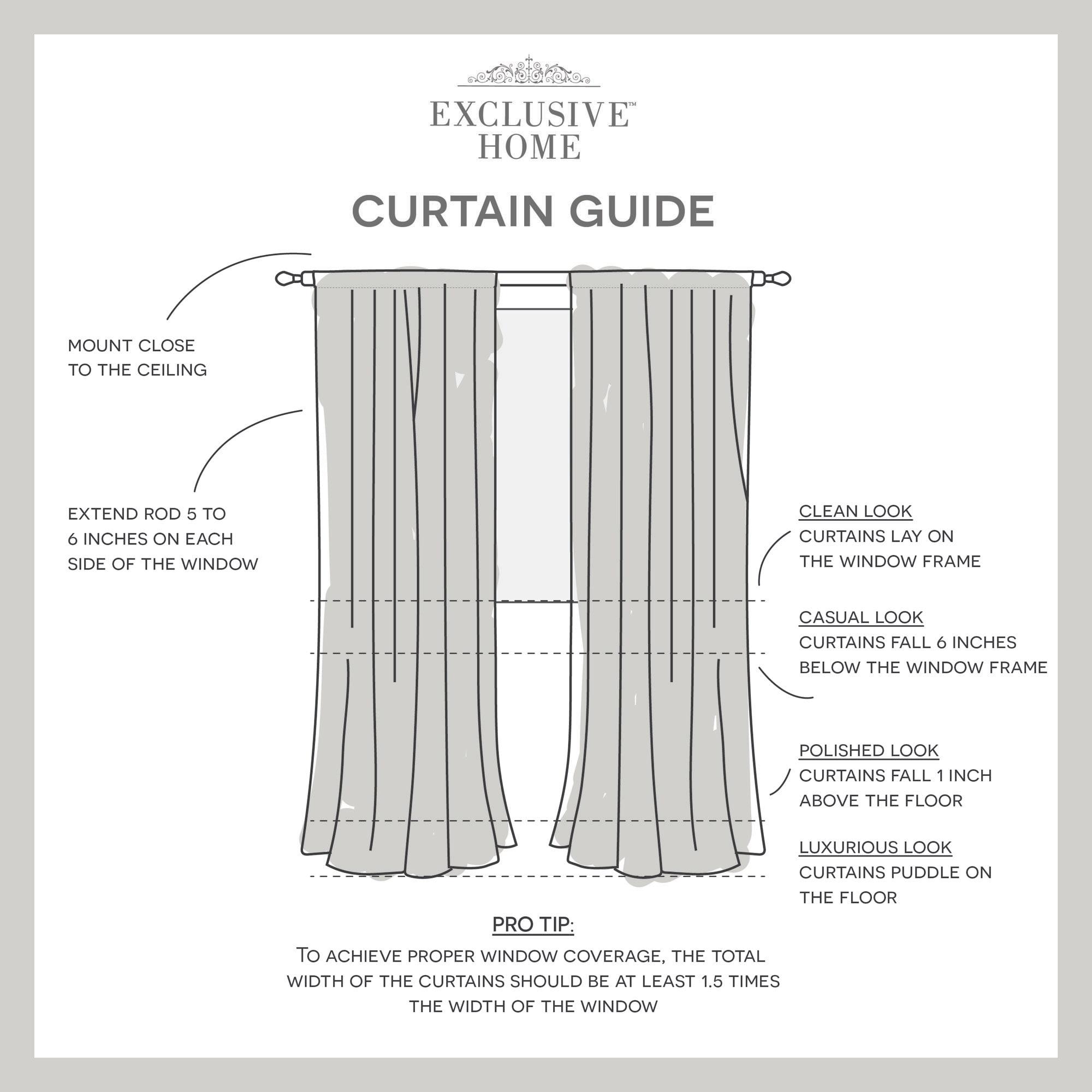 Amalgamated Textiles Darma Synthetic Sheer Curtain Pair