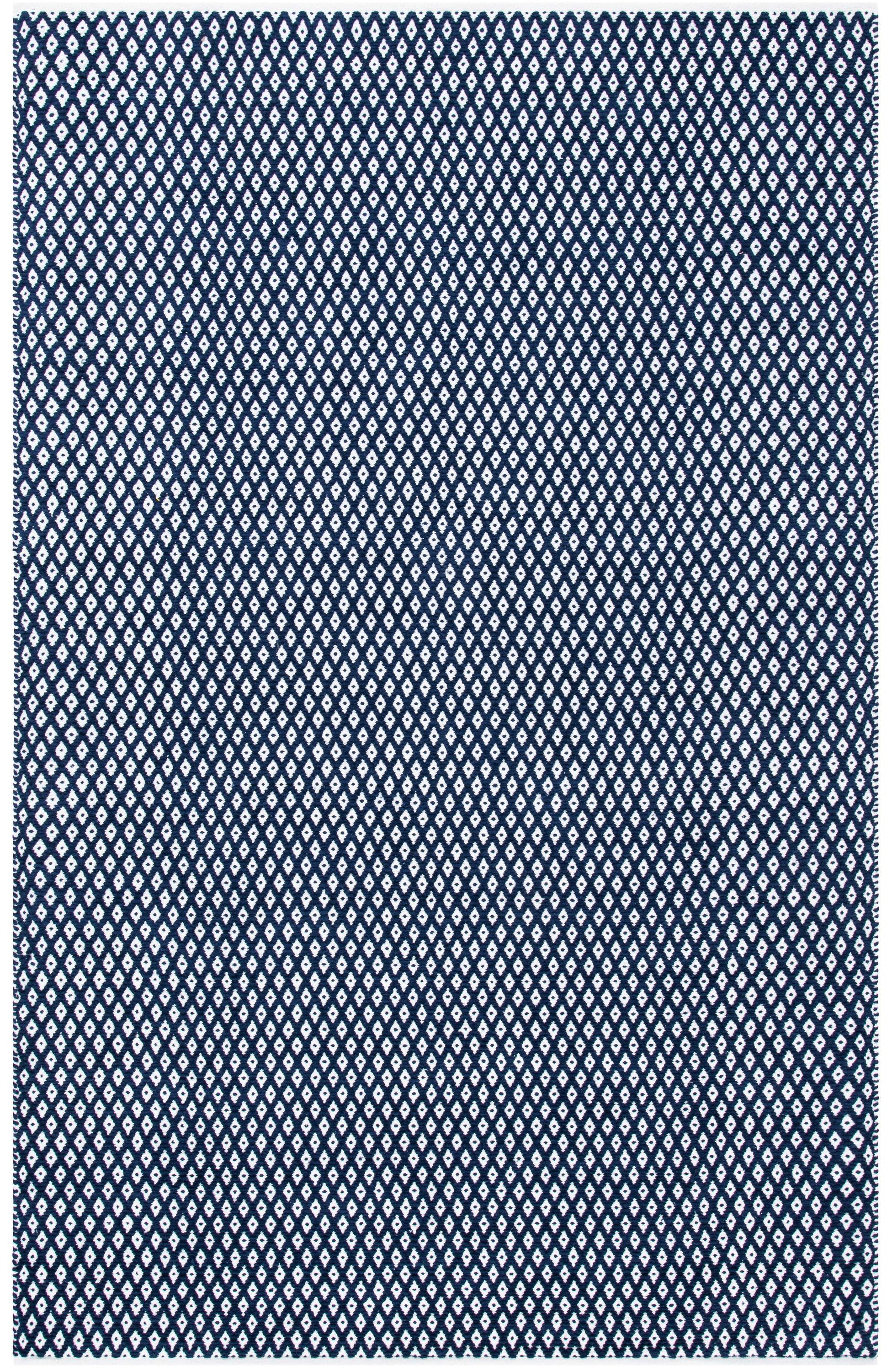 Boston BOS685 Power Loomed Area Rug - Navy - 5'x8' - Safavieh.