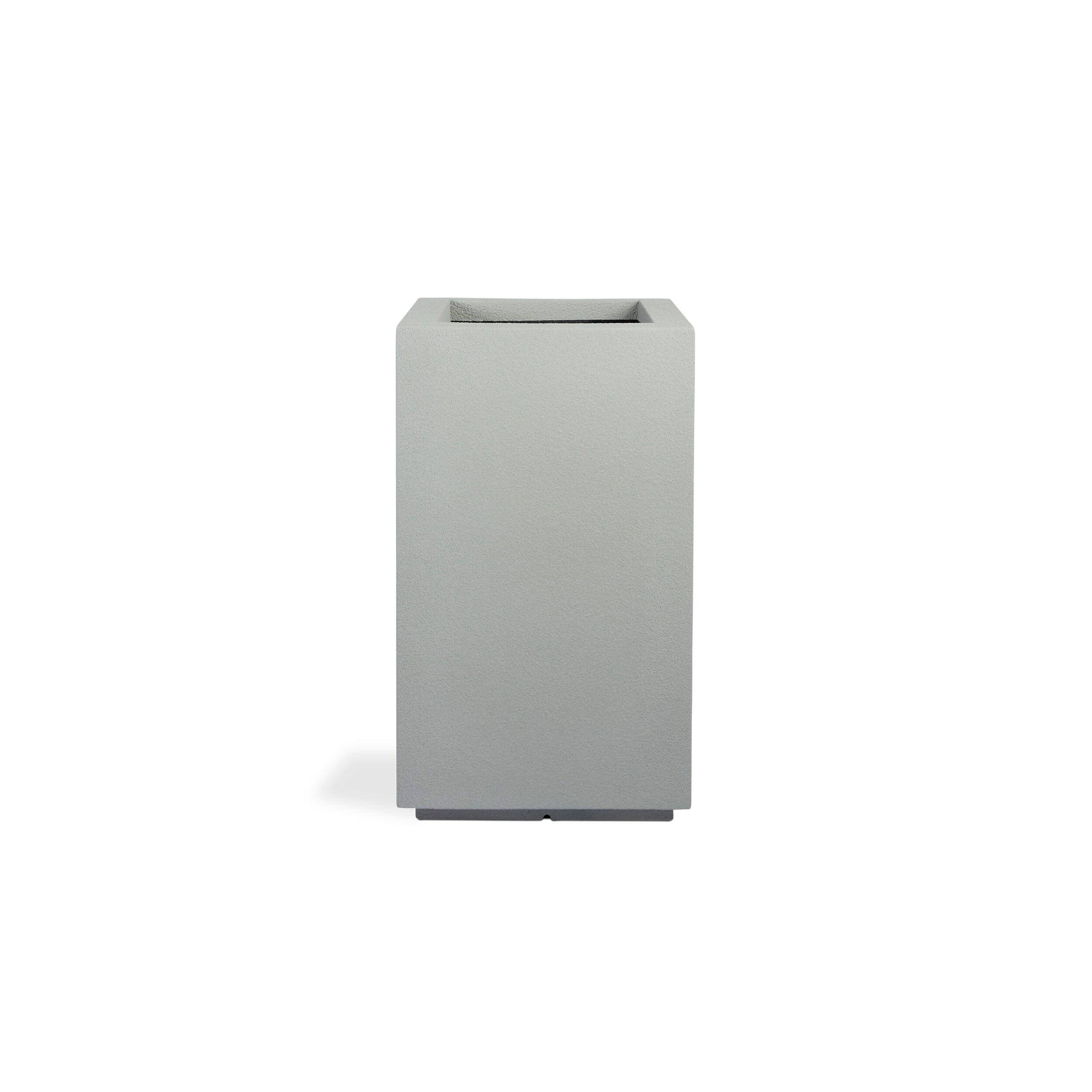 Modern FlexShell 30" Rectangular Outdoor Planter in Gray