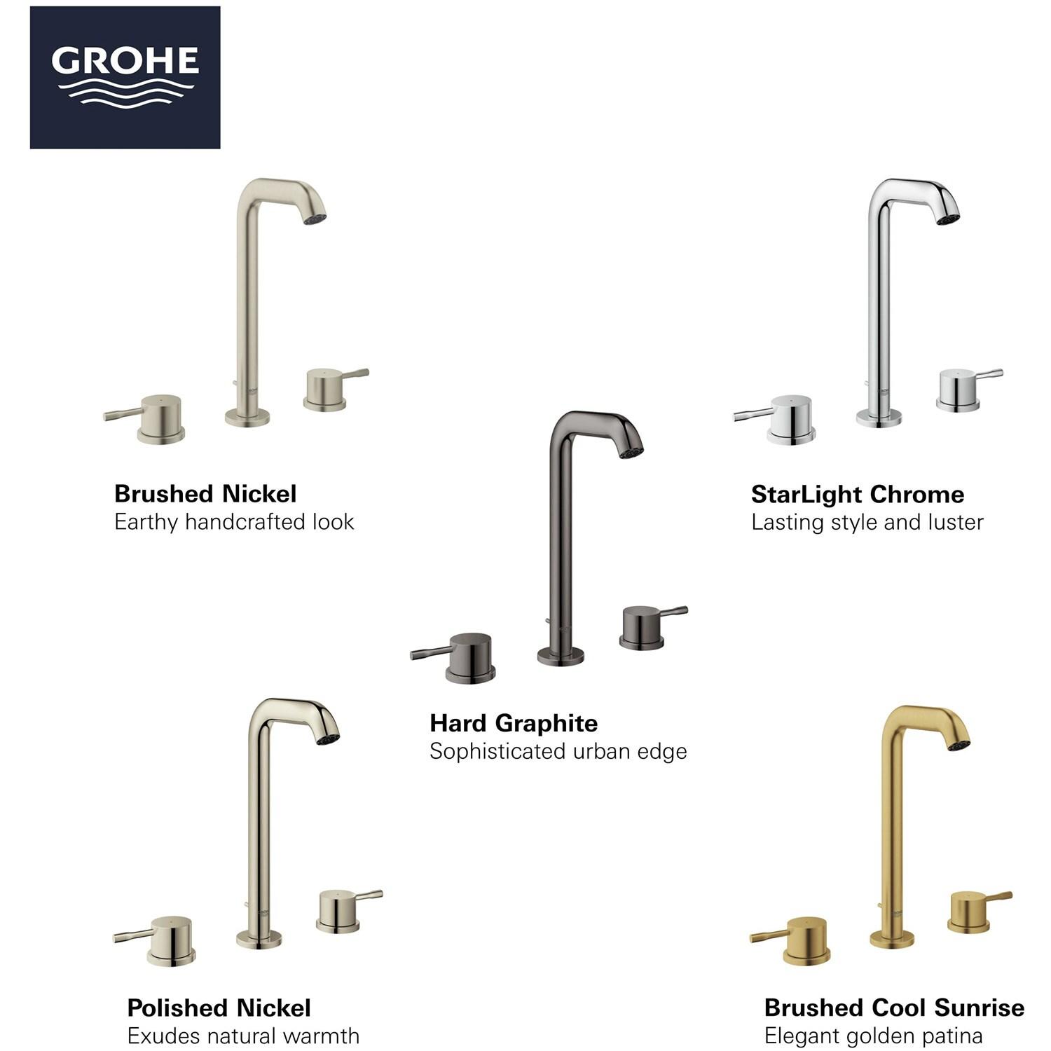 Eco-Friendly Brushed Nickel Modern Widespread Bathroom Faucet