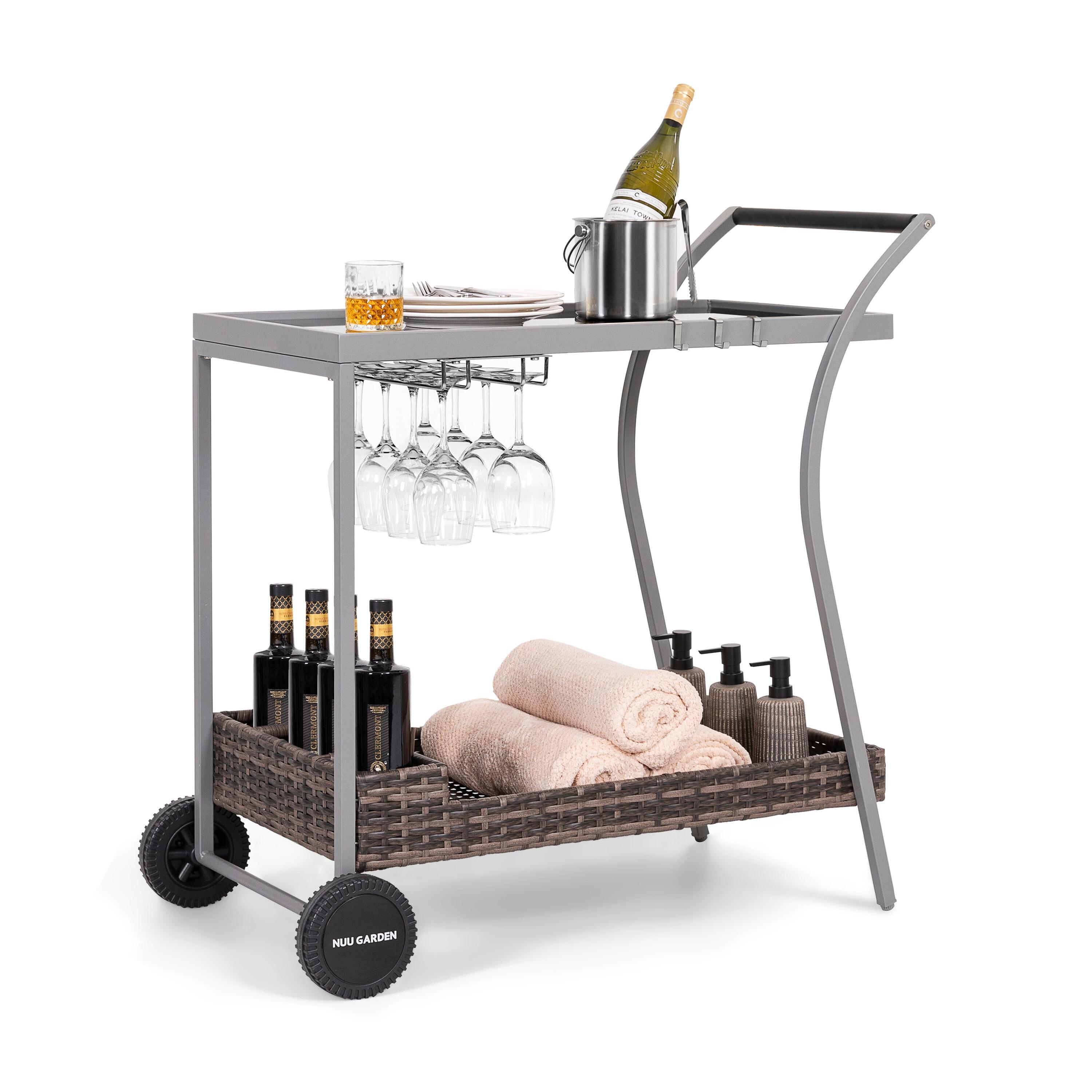 NUU GARDEN Metal Bar Cart