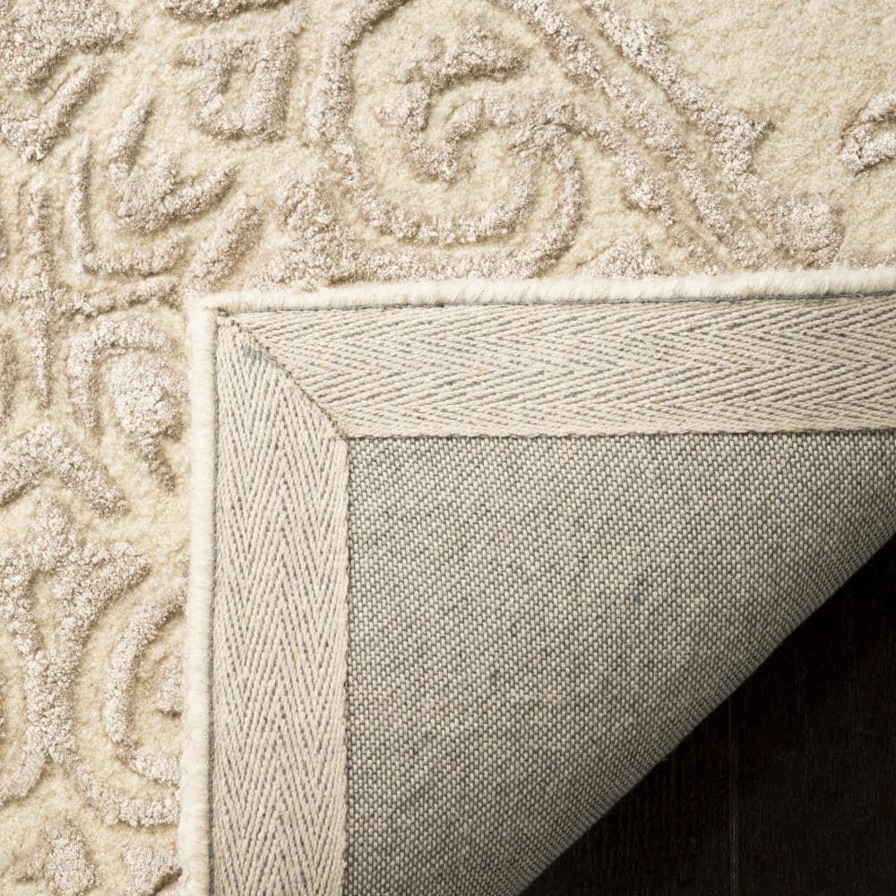 Glamour GLM568 Hand Tufted Indoor Area Rug - Ivory/Beige - 5'x8' - Safavieh