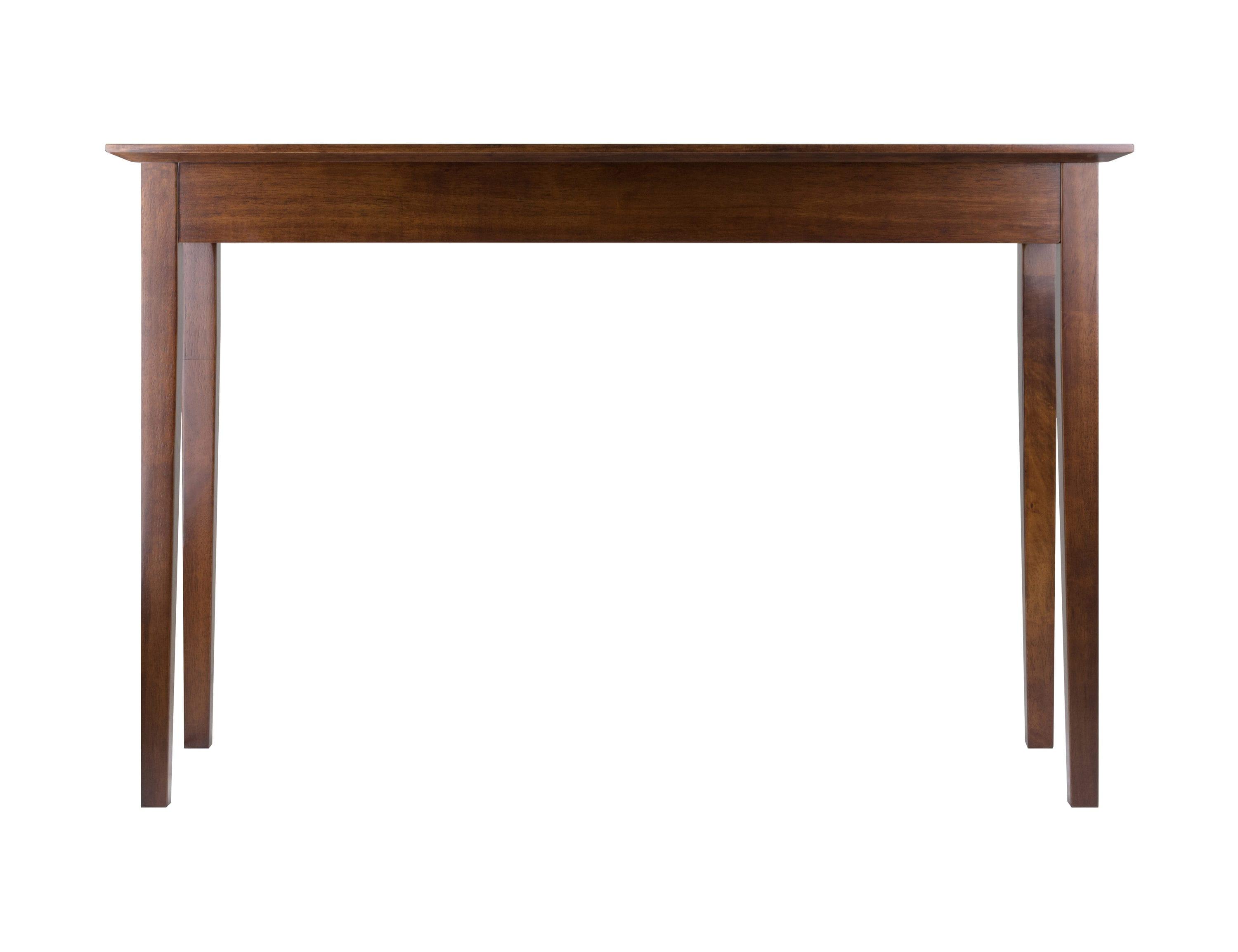 Winsome Rochester Console Table Antique Walnut : Hardwood Sofa Table with Storage Drawer