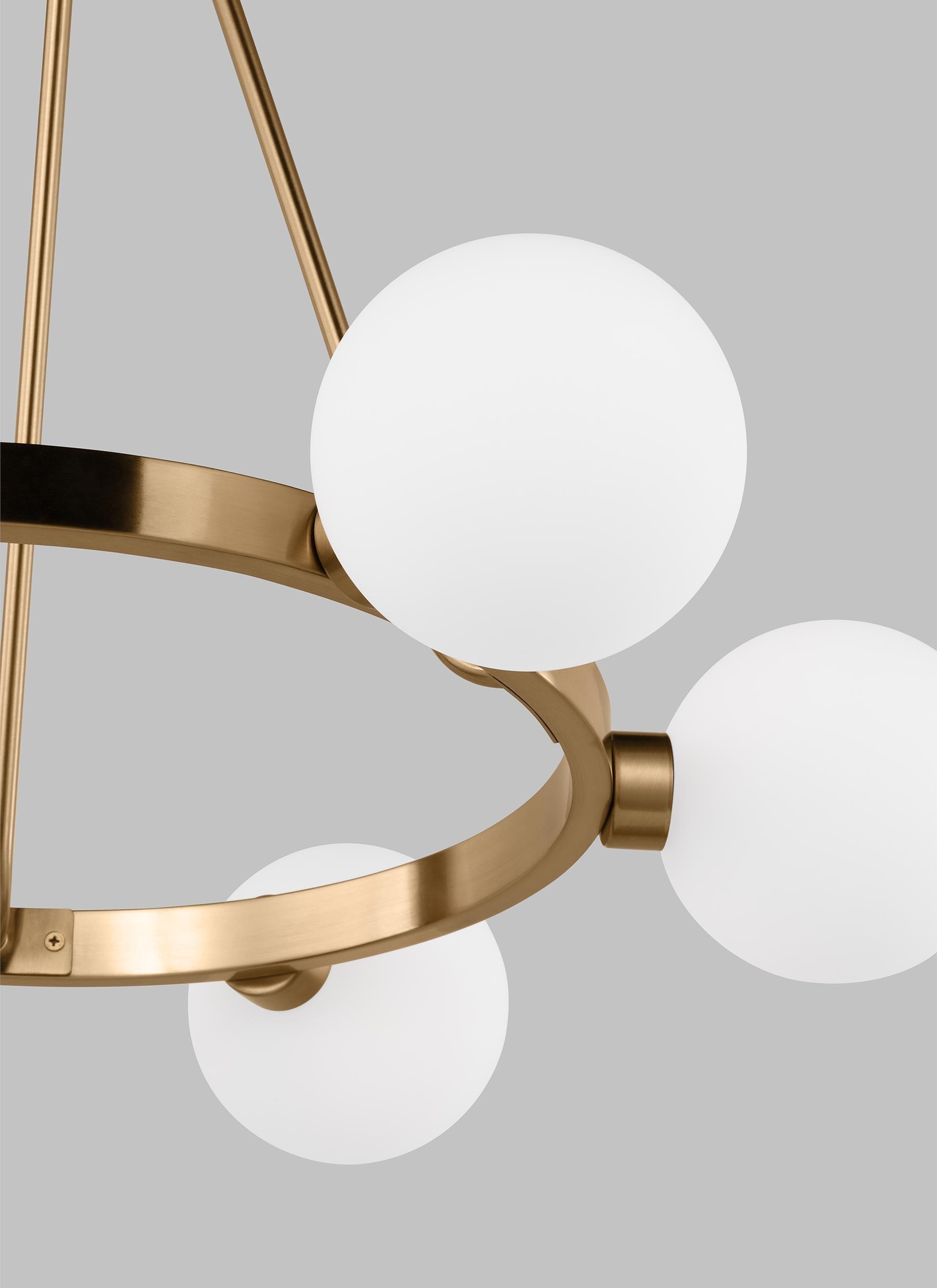 Helen 6 Light Metal Dimmable Chandelier