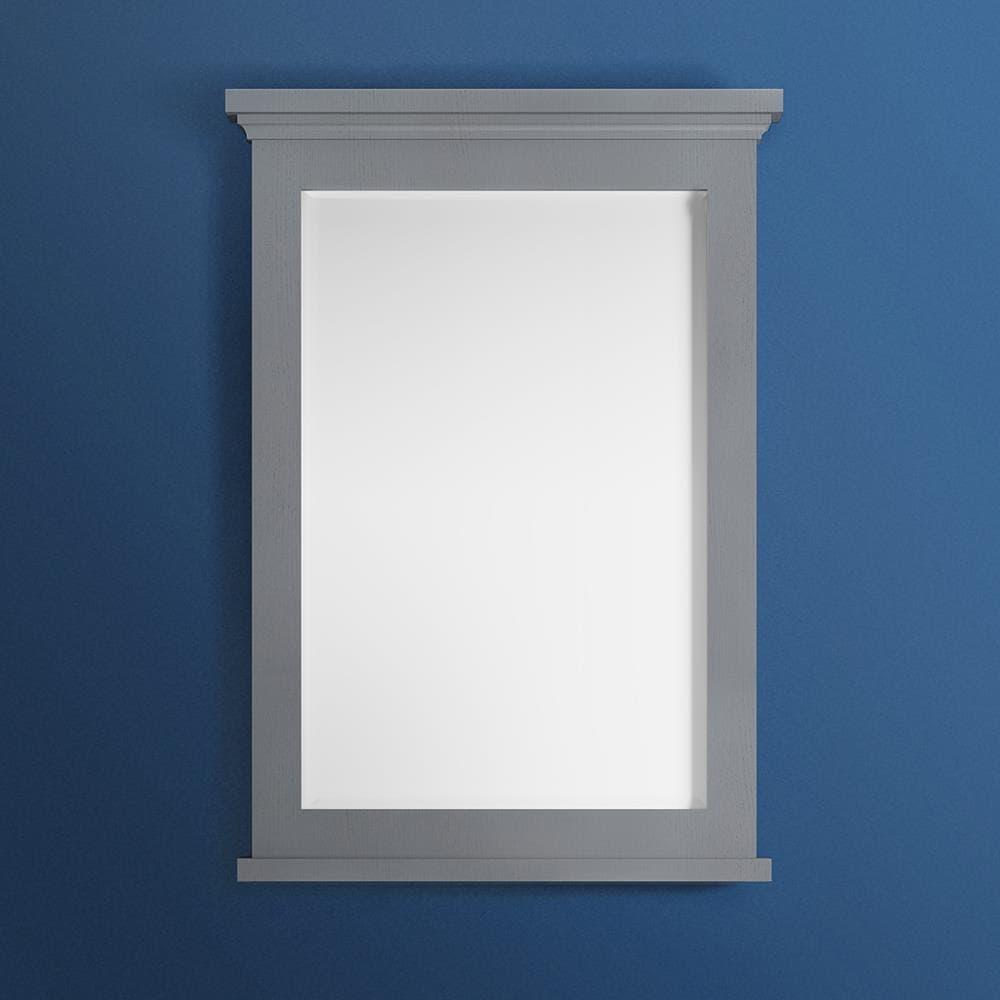 Fresca Windsor 27" Gray Textured Bathroom Mirror