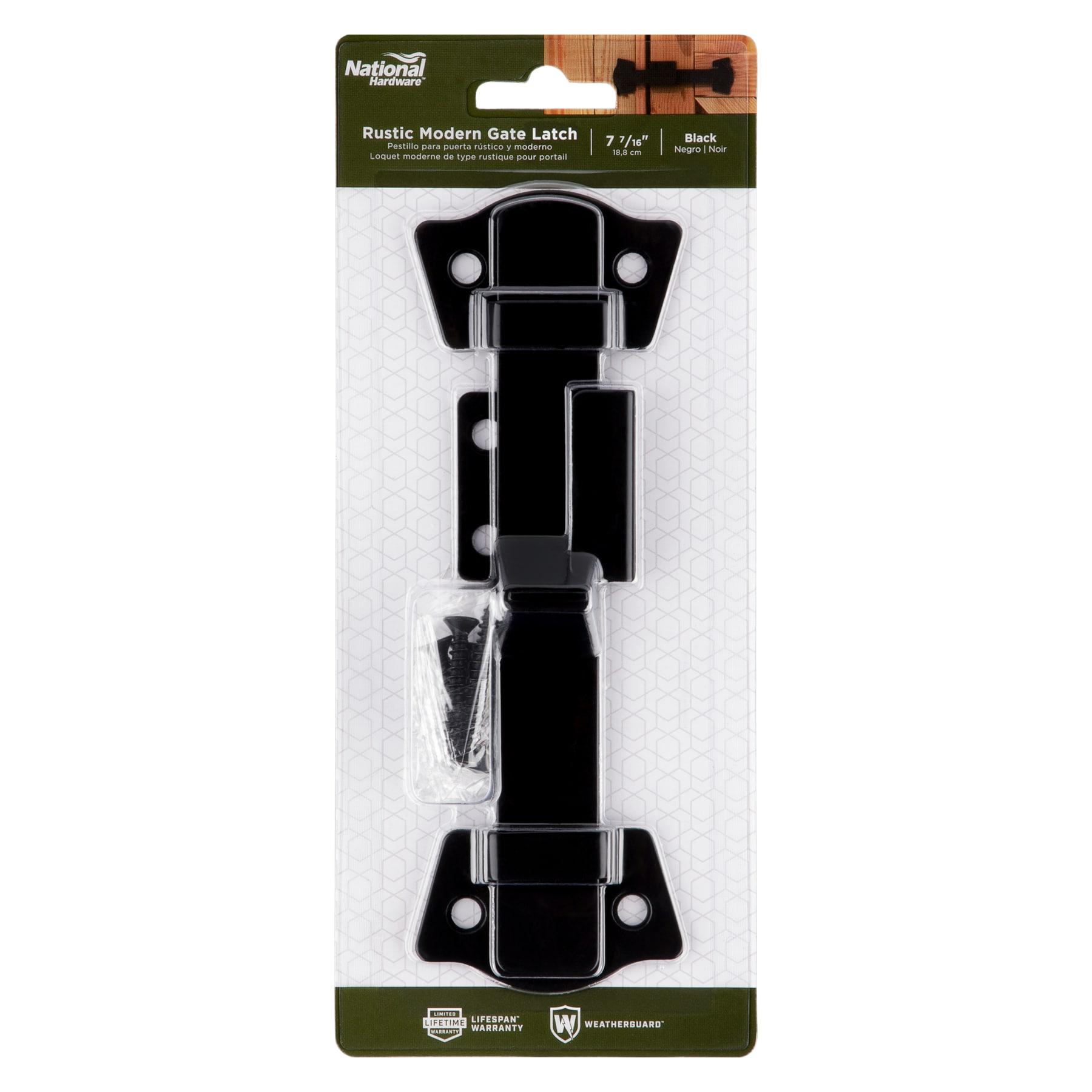 V1103 Rustic Modern Gate Latch - Black