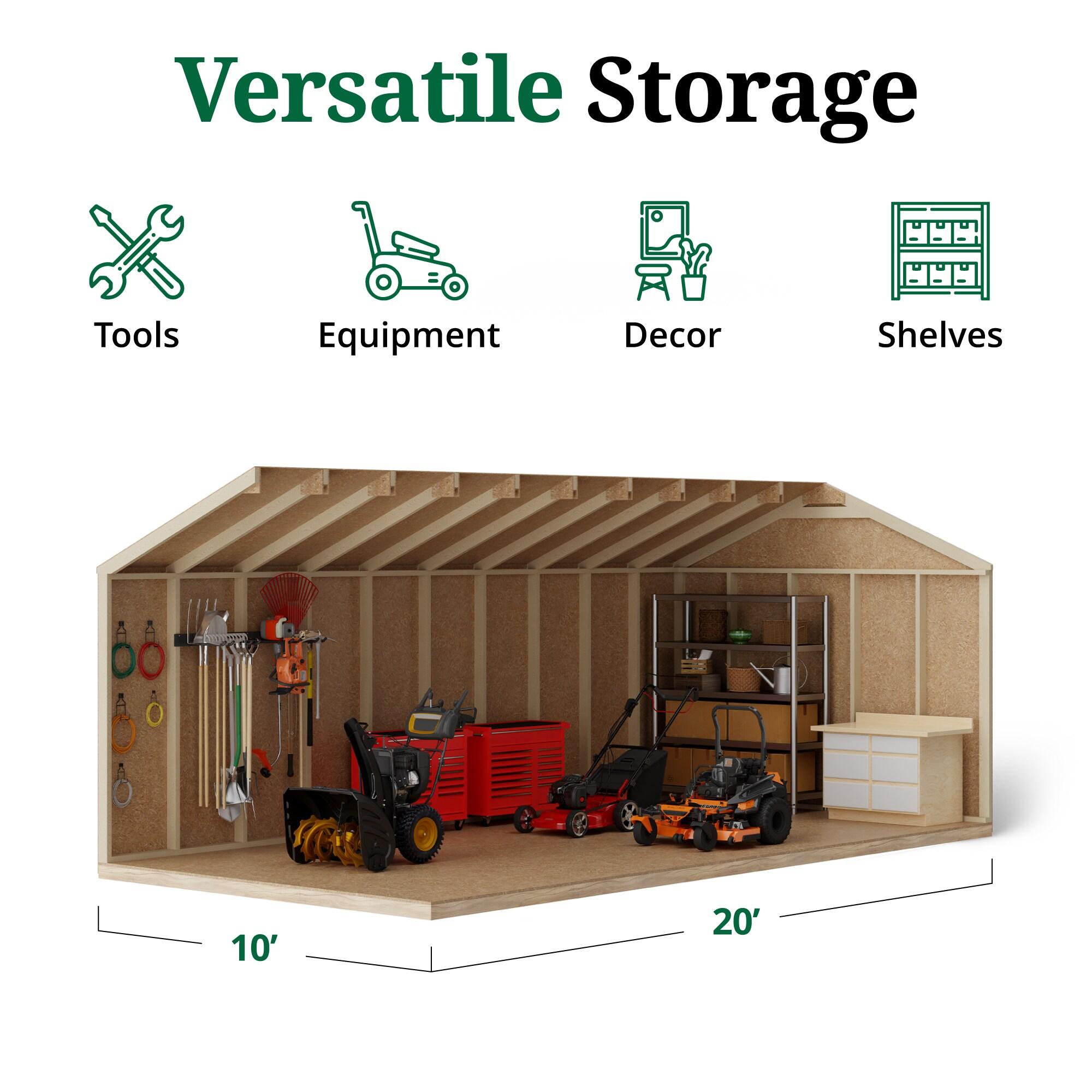 Value Workshop Outdoor Wood Storage Shed
