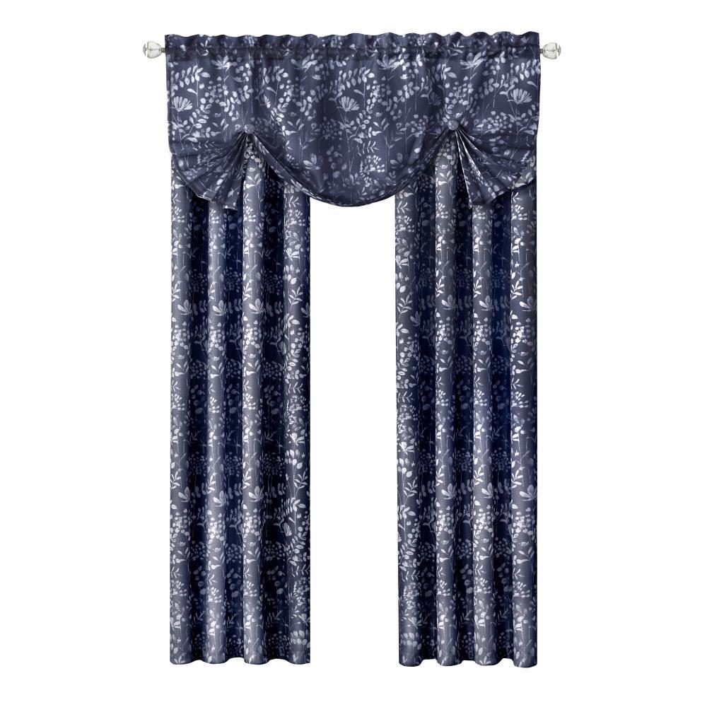 Ergode Charlotte Window Curtain Valance - 52x17 - Navy