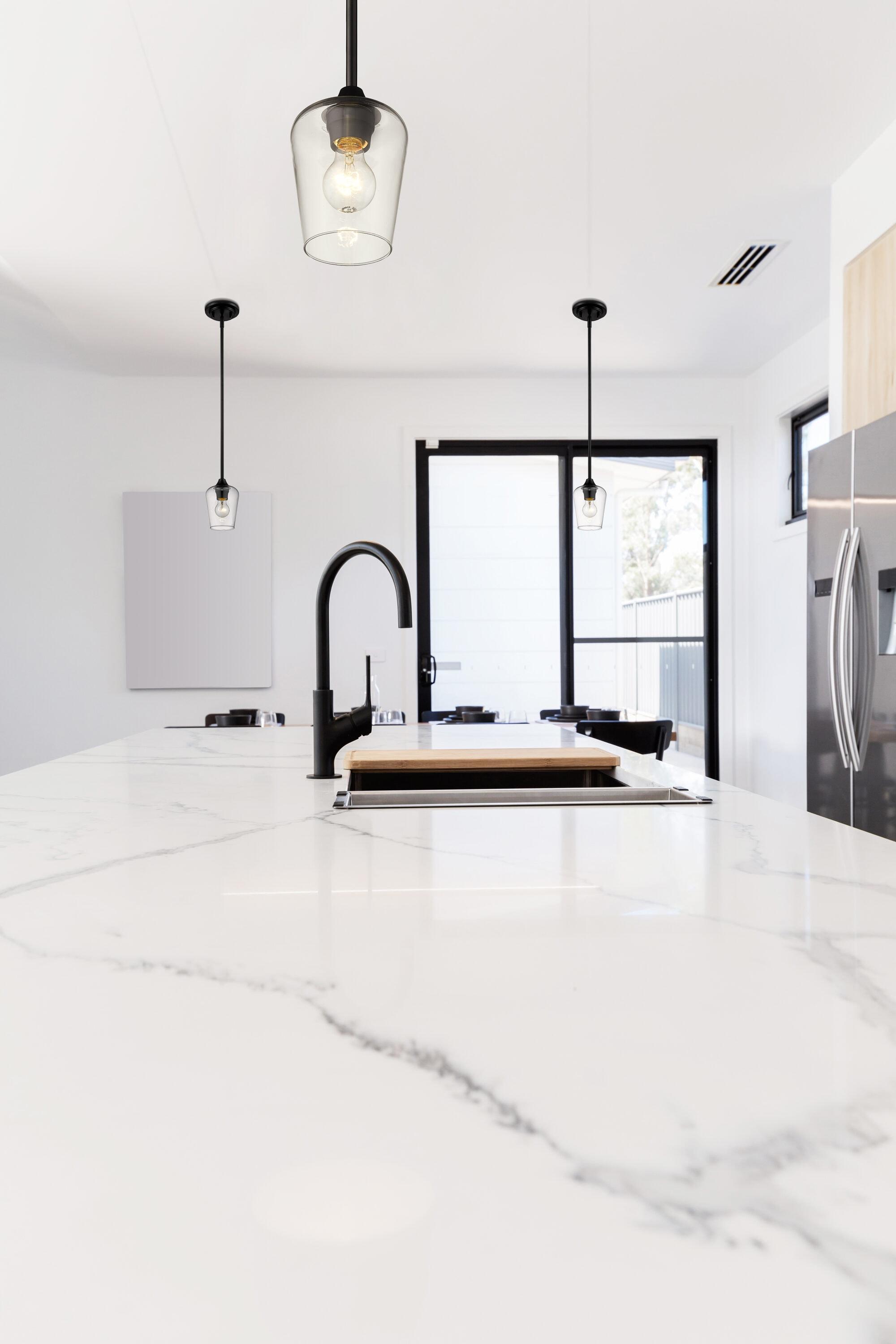 Z-Lite Joliet 1 - Light Pendant in  Matte Black