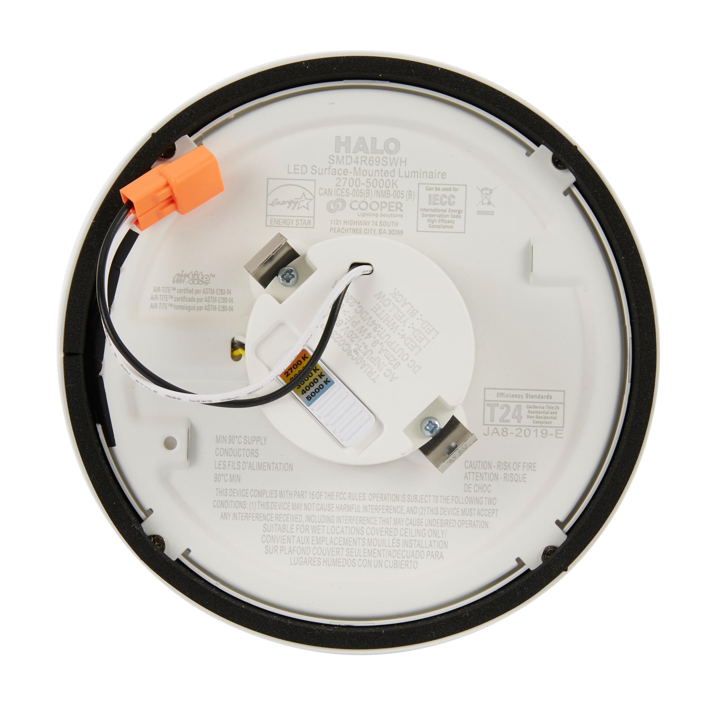 Halo 4'' White LED Shower Recessed Trim