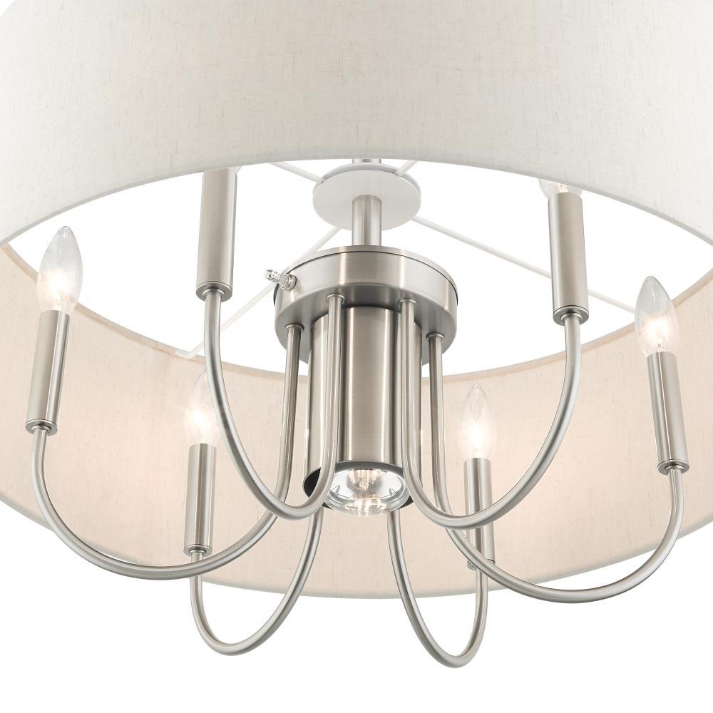 Livex Lighting Blossom 7 - Light Pendant in  Brushed Nickel