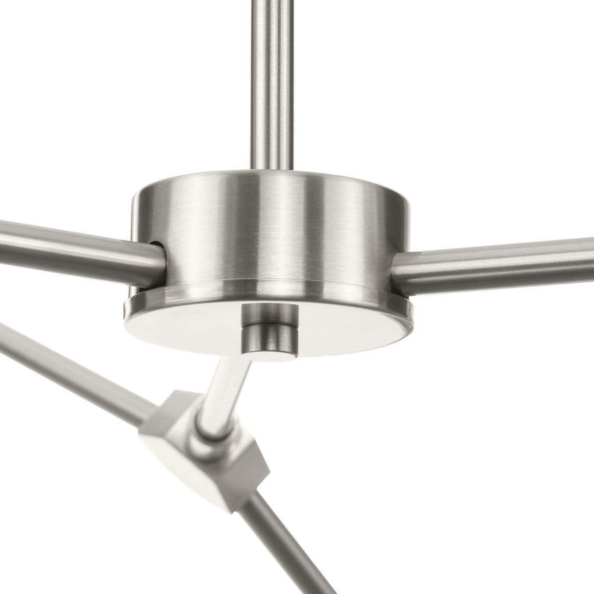 Hilrich 6 - Light Dimmable Sputnik Modern Linear Chandelier