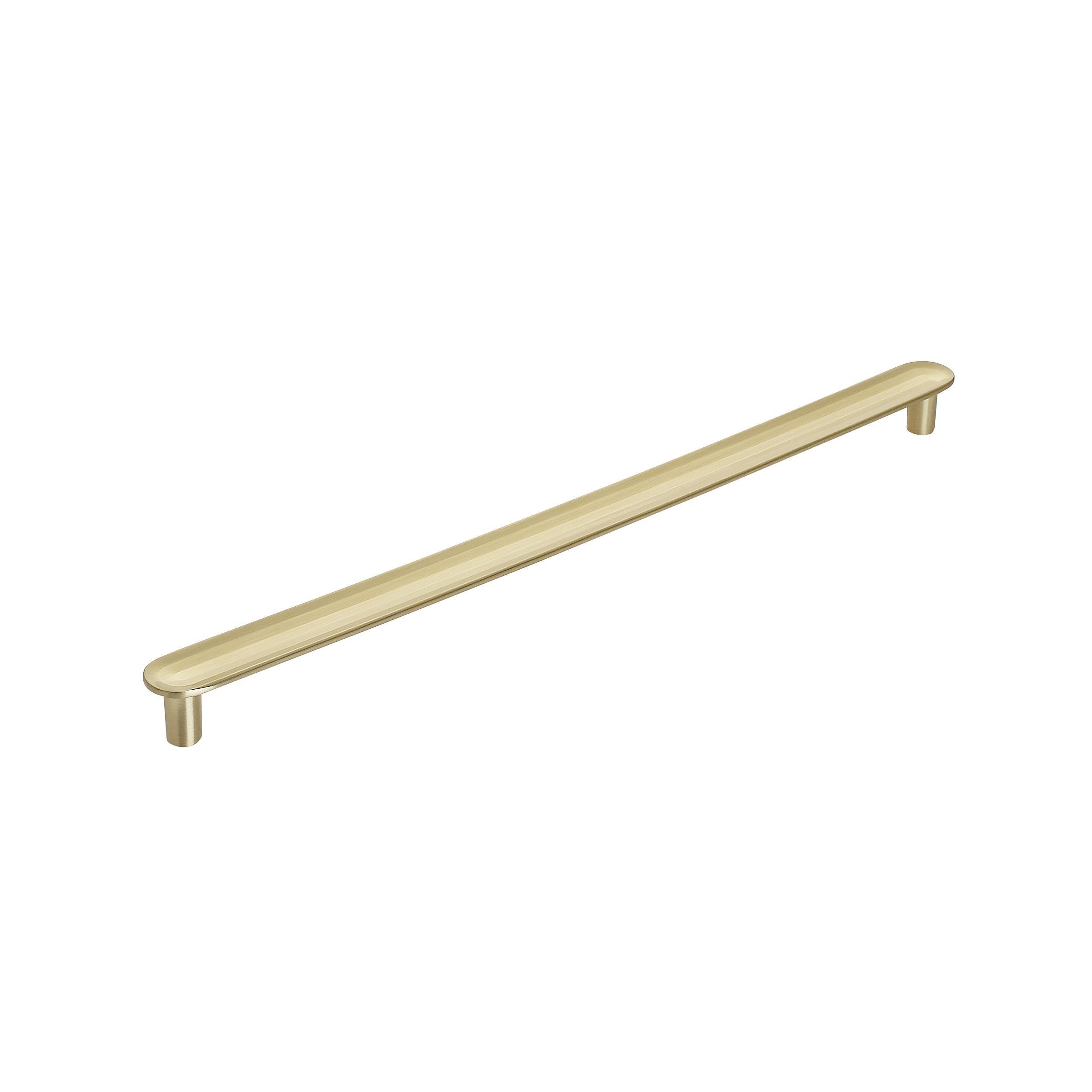 Golden Champagne Modern Metal Cabinet Pull with Mounting Hardware