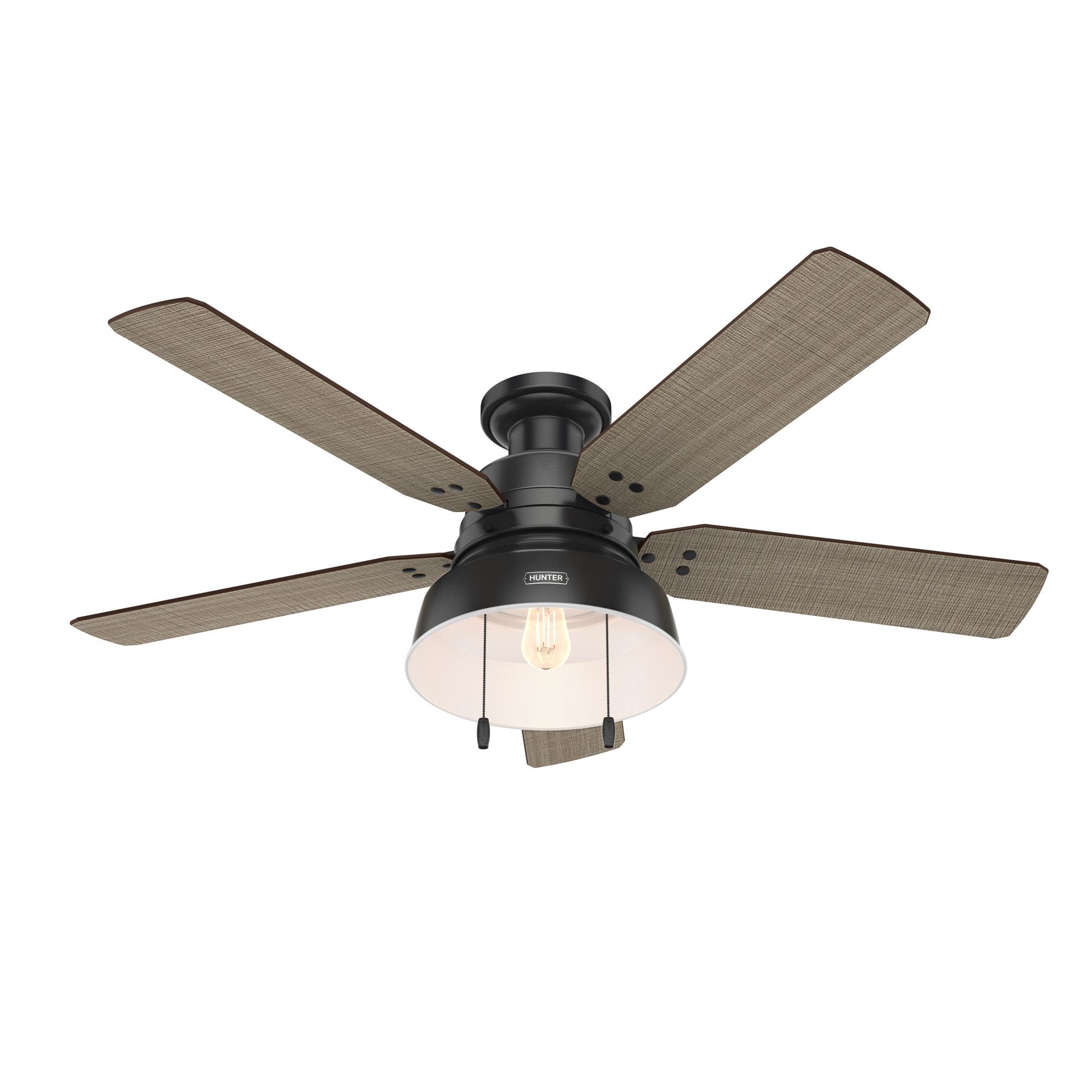 52" Mill Valley 5-Blade Outdoor Ceiling Fan with Light Kit